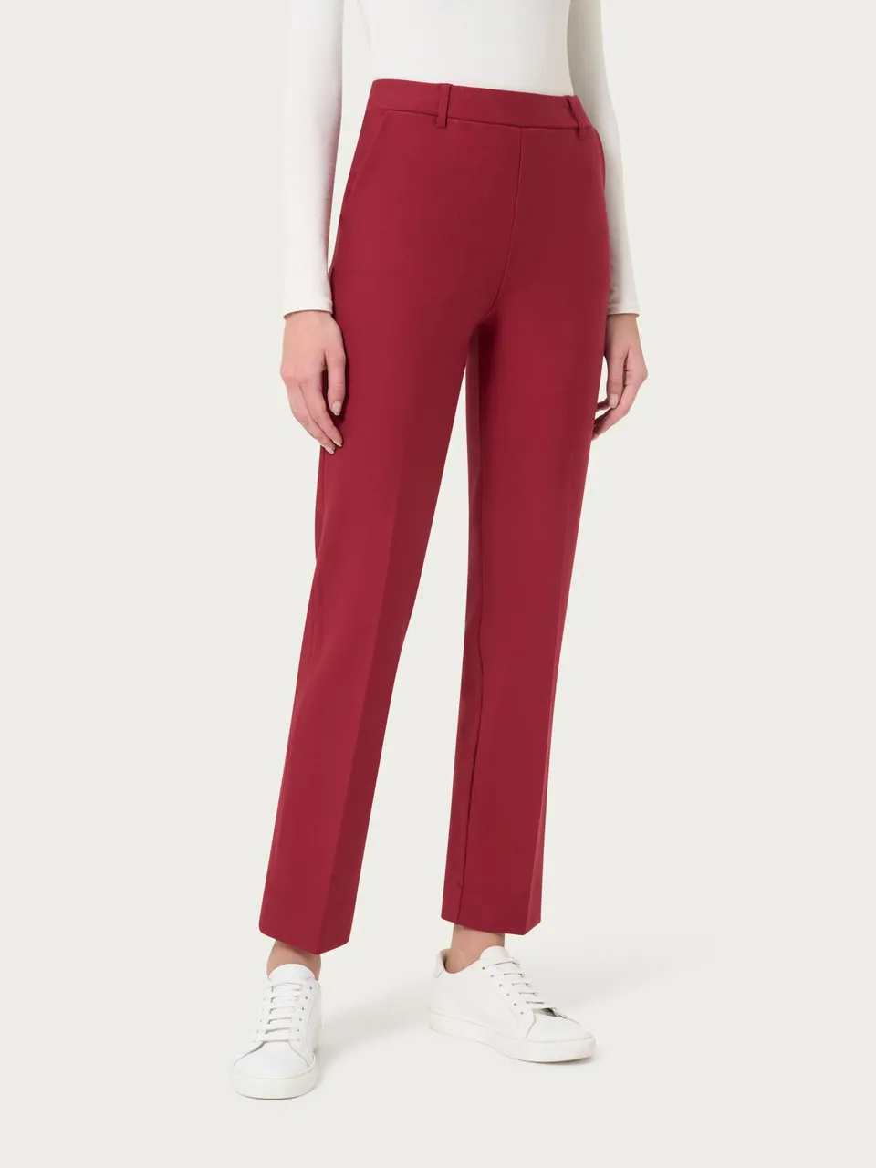 Ragno Compact The Straight Leg pantalone Tibetan Red tasche