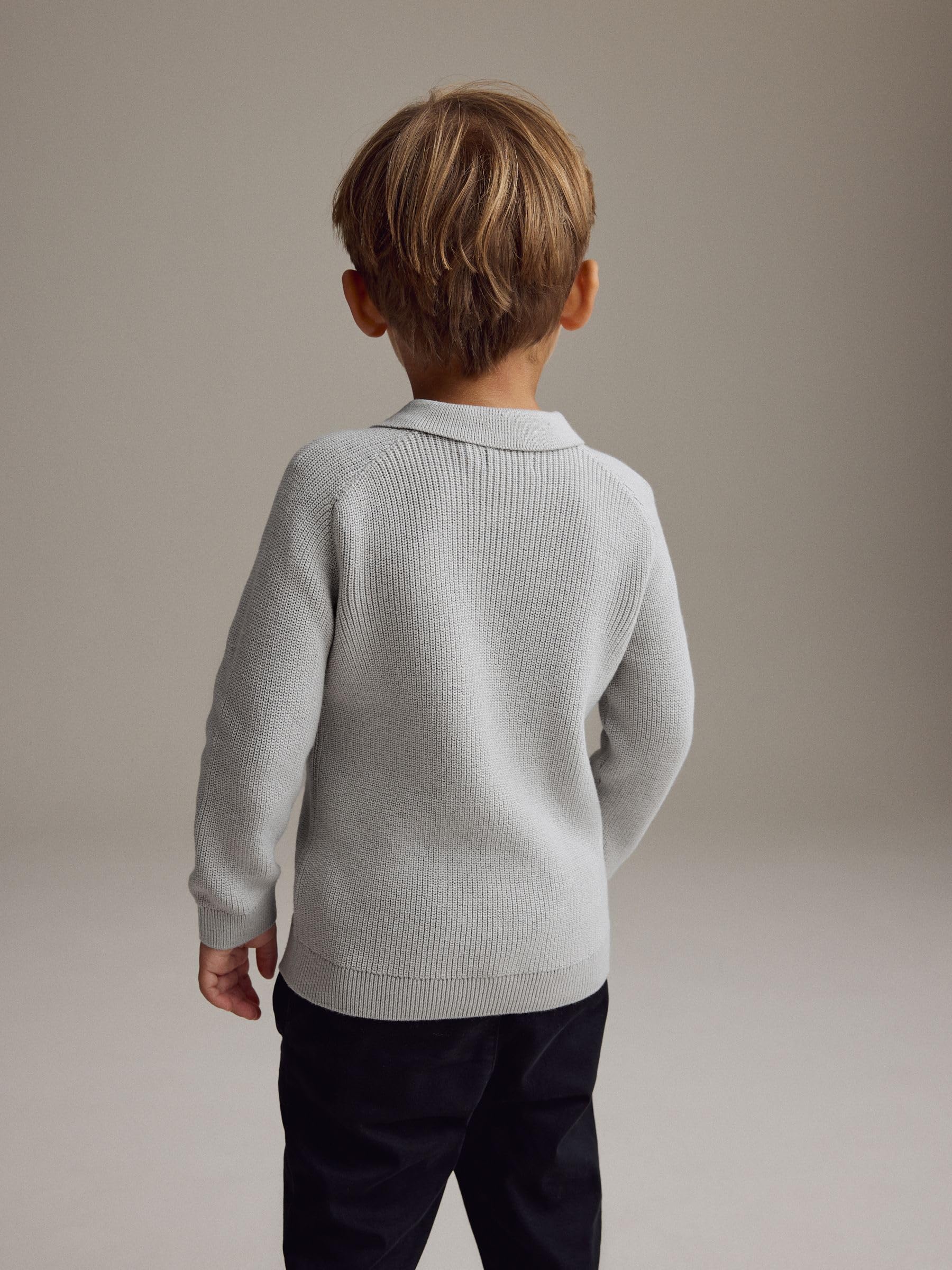 Next polo bambino maniche lunghe zip 12-18 mesi
