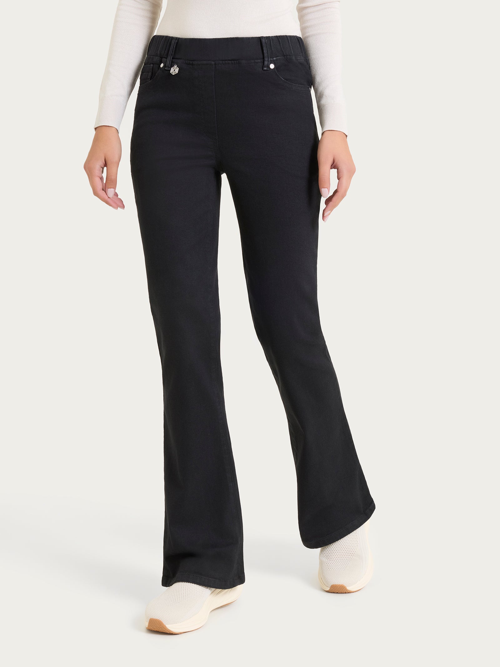 Ragno Super Denim Flare jeans zampa antracite elasticizzato