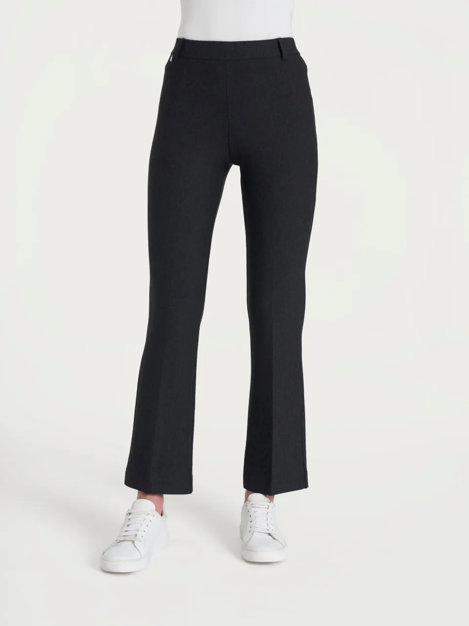 Ragno Compact Pantalone Flare Oscuro Elasticizzato