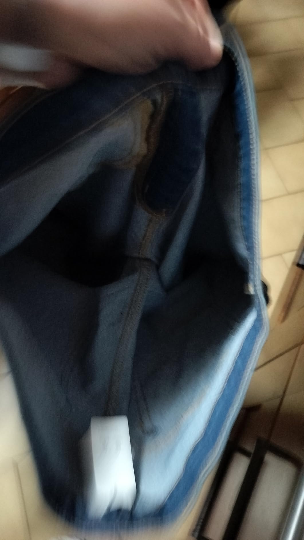 Goldenpoint Jeans Skinny Donna Denim con Spacco Vita Elasticata