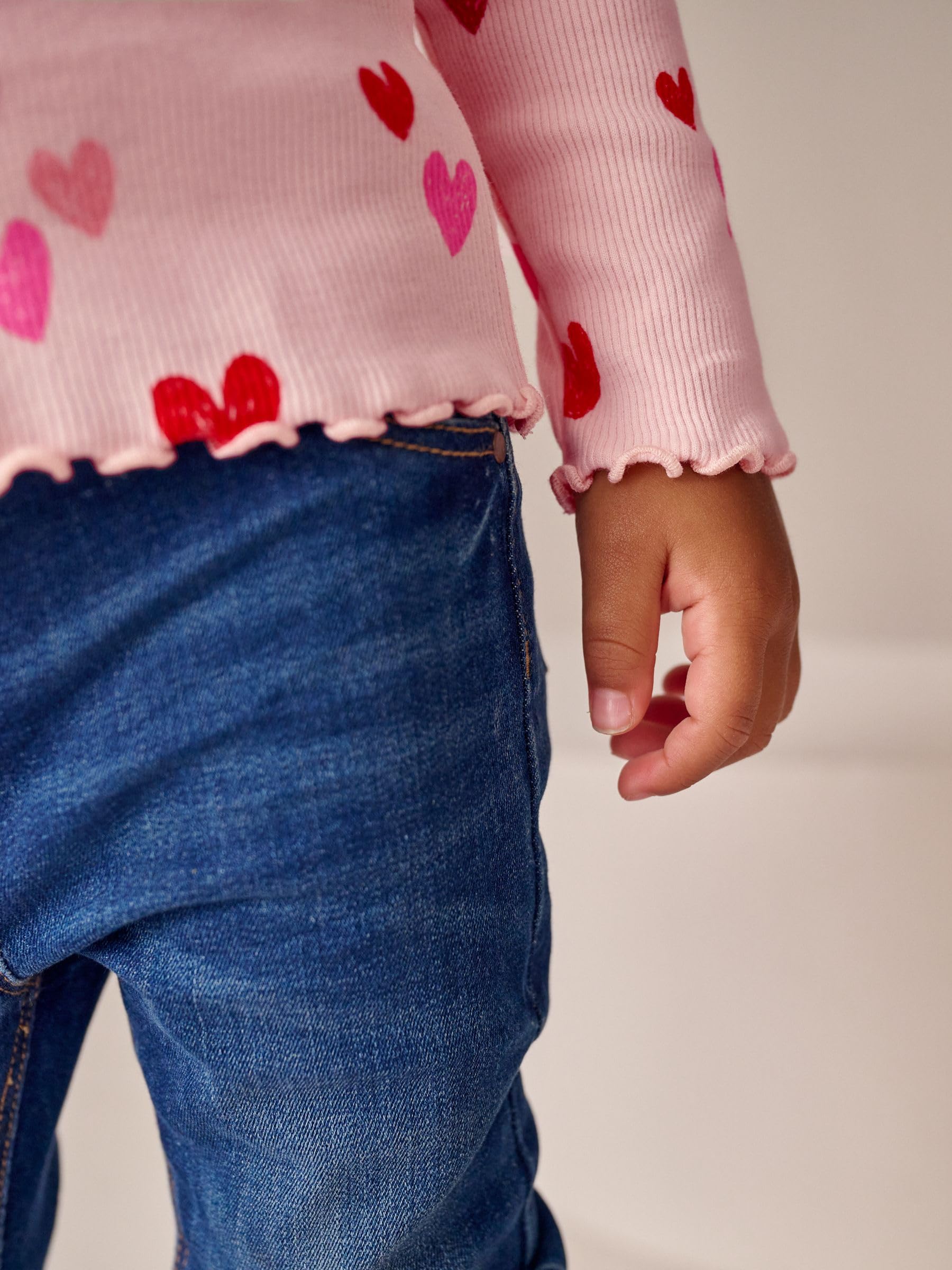 Next T-shirt maniche lunghe bambina 12-18 mesi coste