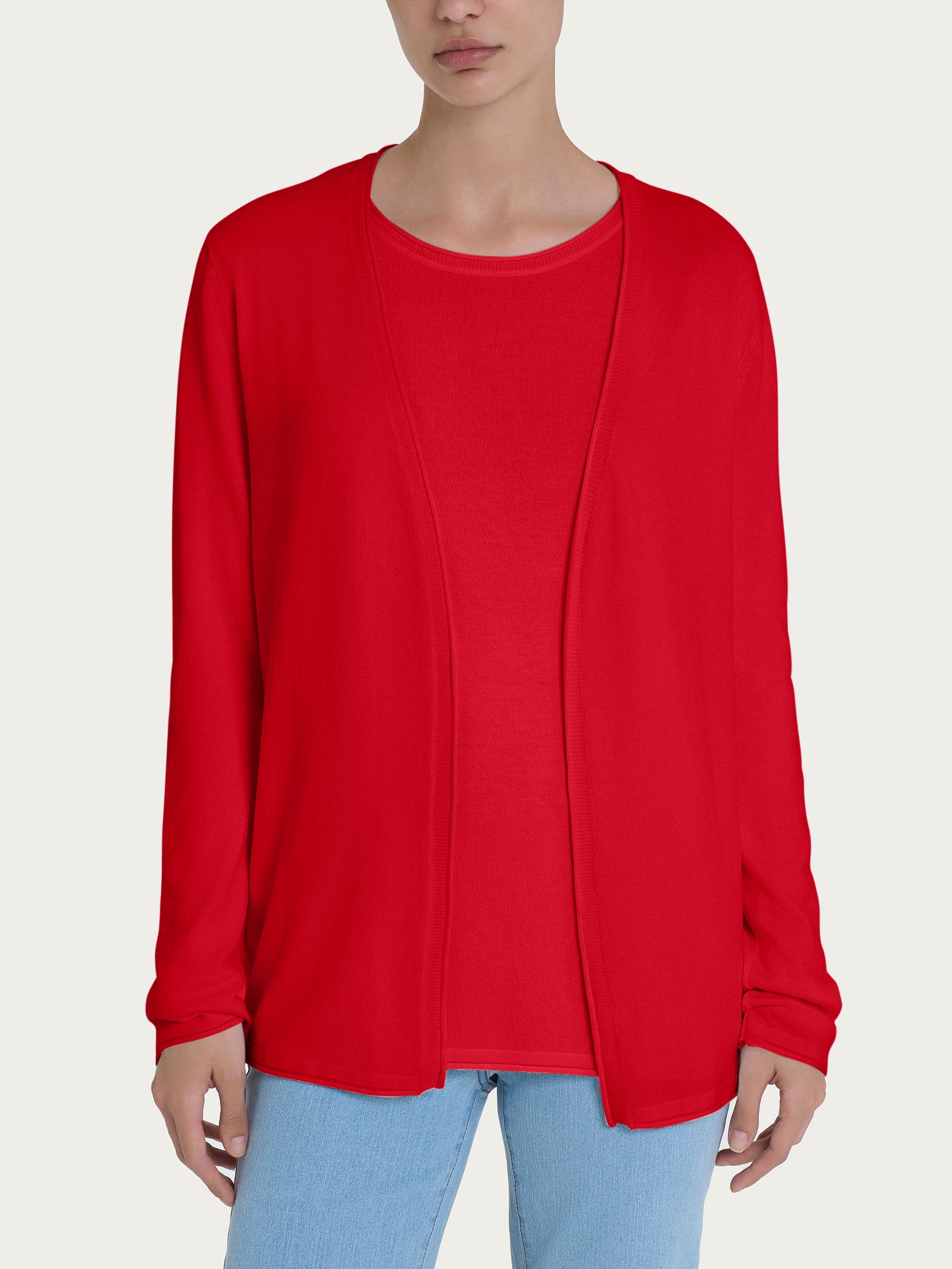 Ragno Summertime Cardigan Aperto Salsa Viscosa