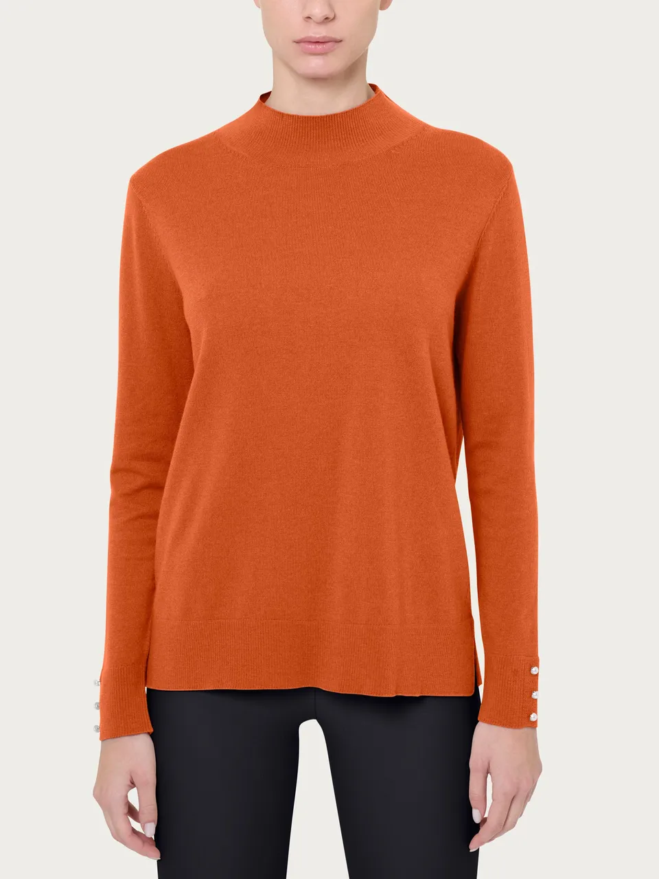 Ragno Merino Soft Lupetto Perline Rust lana merino