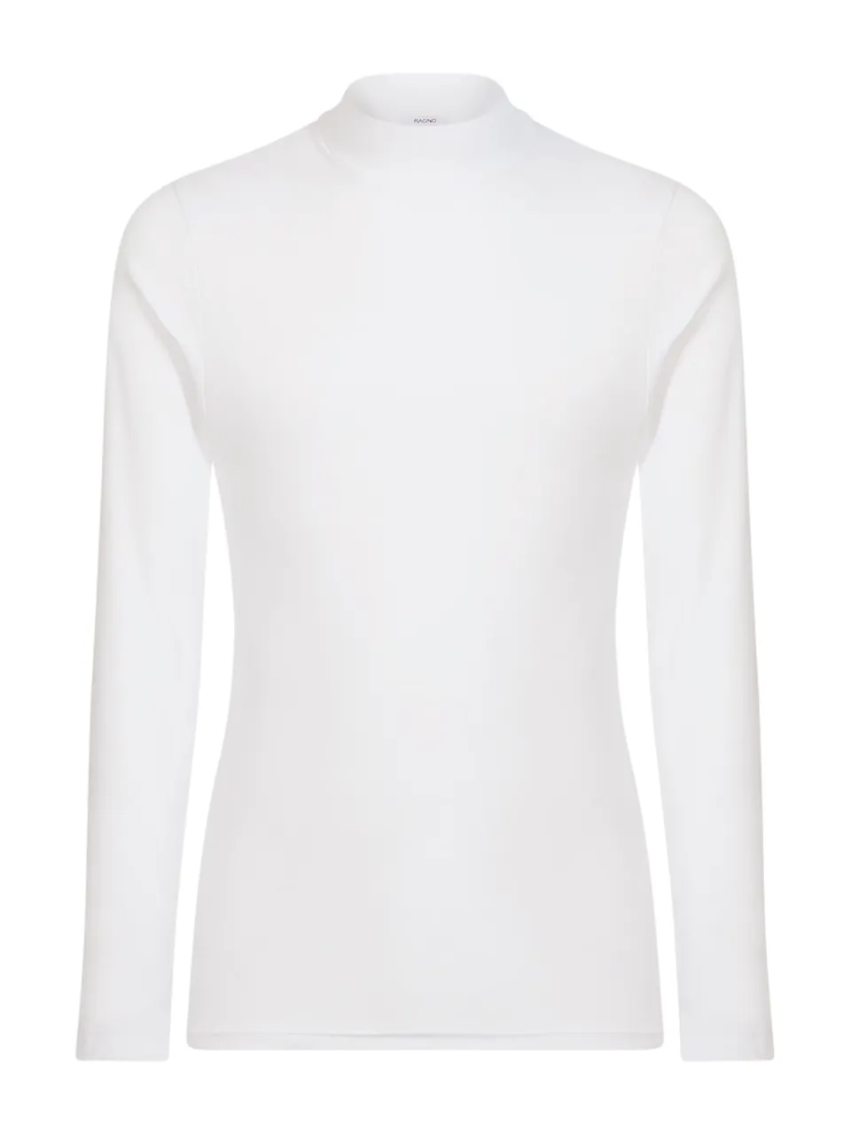 Ragno Lupetto Caldo Cotone Maglia Bianco Collo Alto