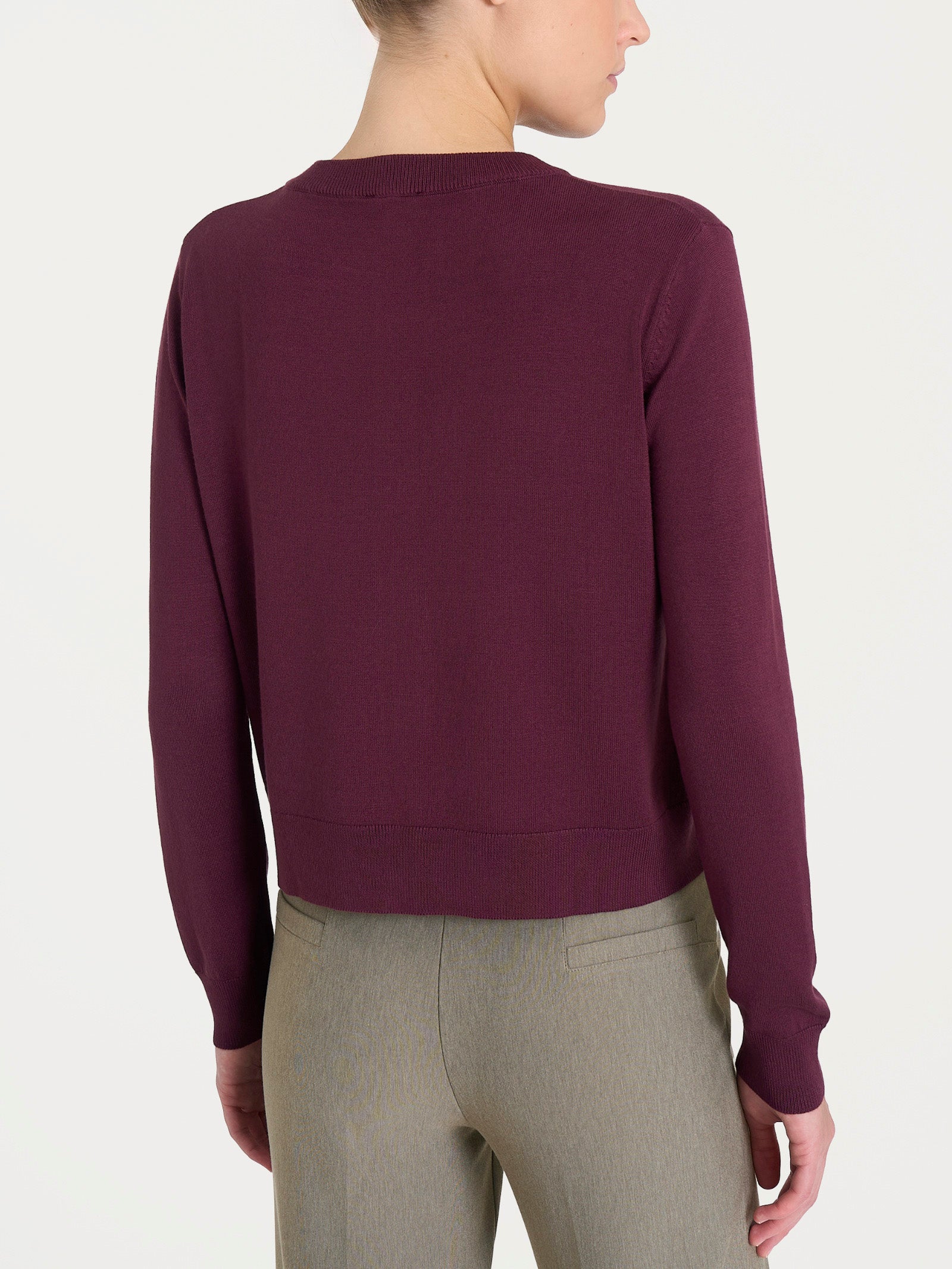 Ragno Four Seasons cardigan corto fig bottoni