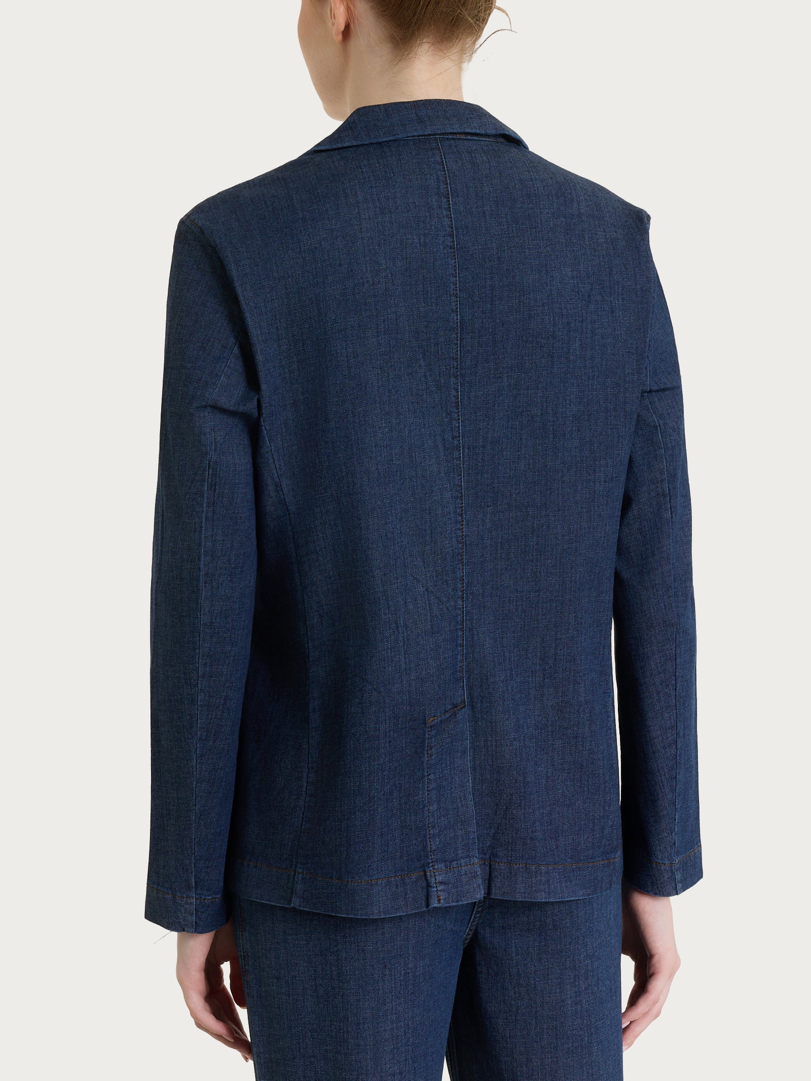 Ragno Light Denim blazer due bottoni jeans blu