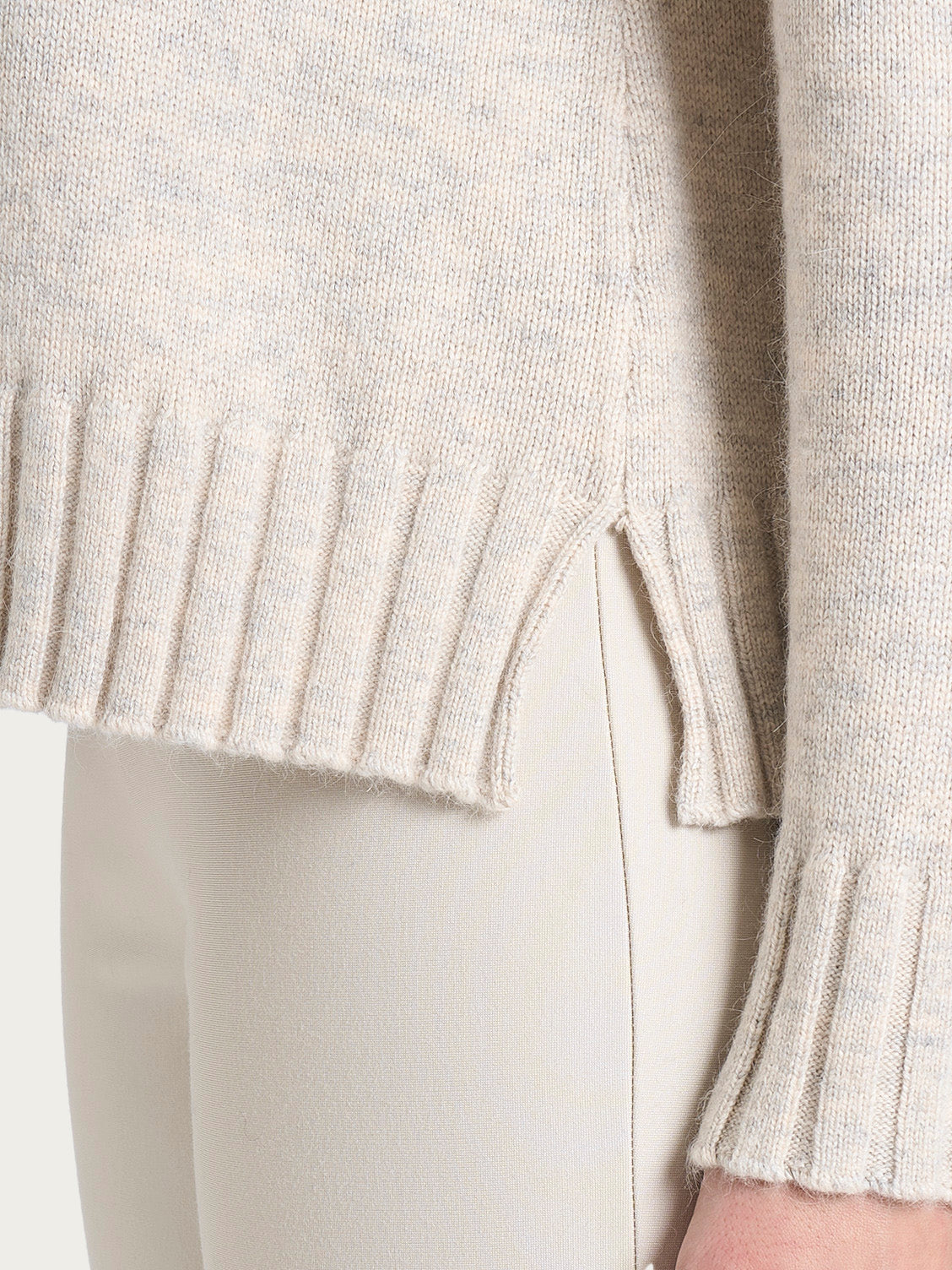 Ragno Natural Soft maglia collo ciambella Cameo Rose calda