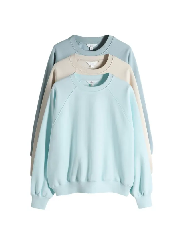 Next The Set Confezione da 3 Felpe Donna Maniche Raglan