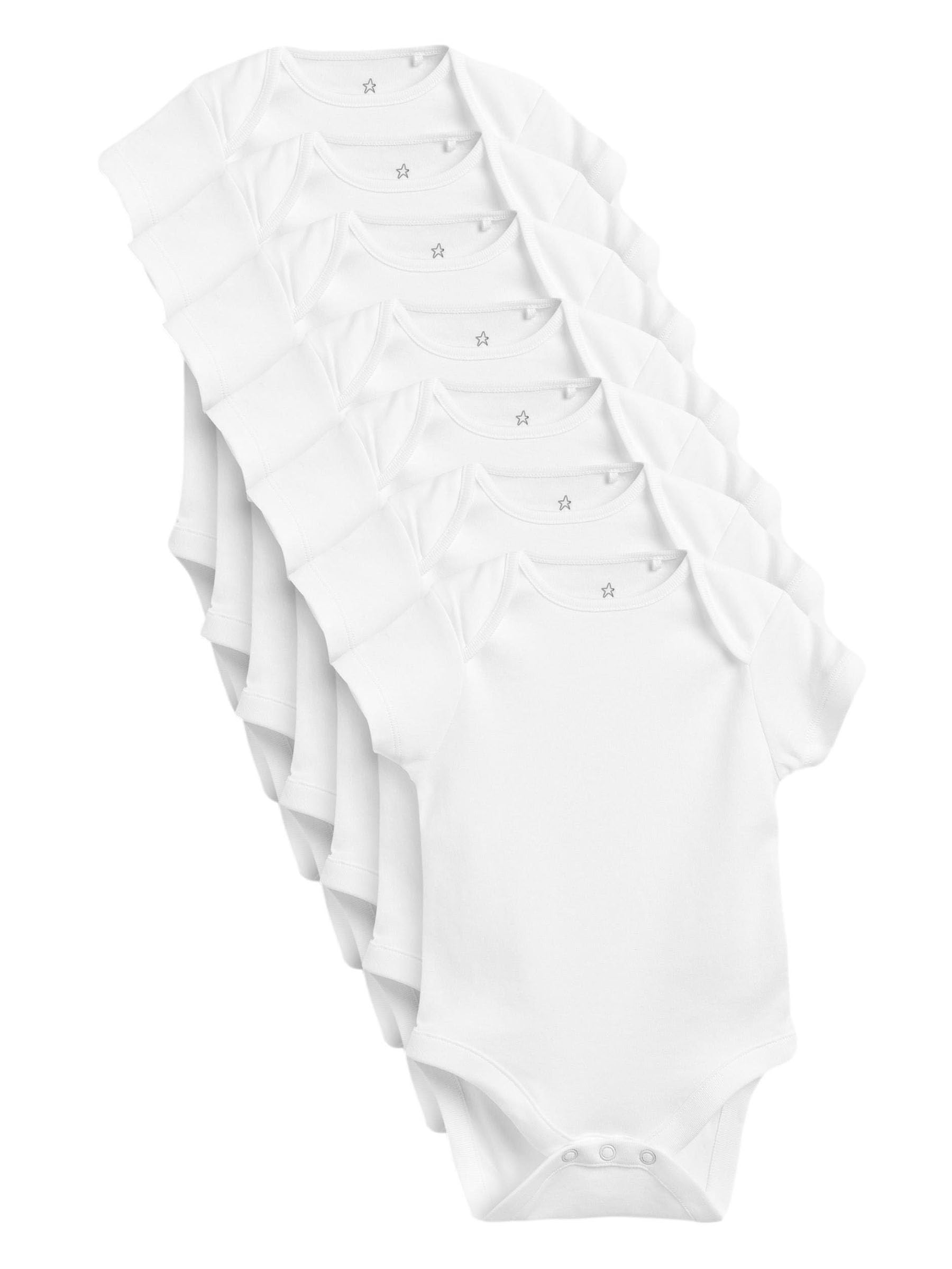 Next Body Neonato Maniche Corte 7 Pezzi Taglia 56 Cotone