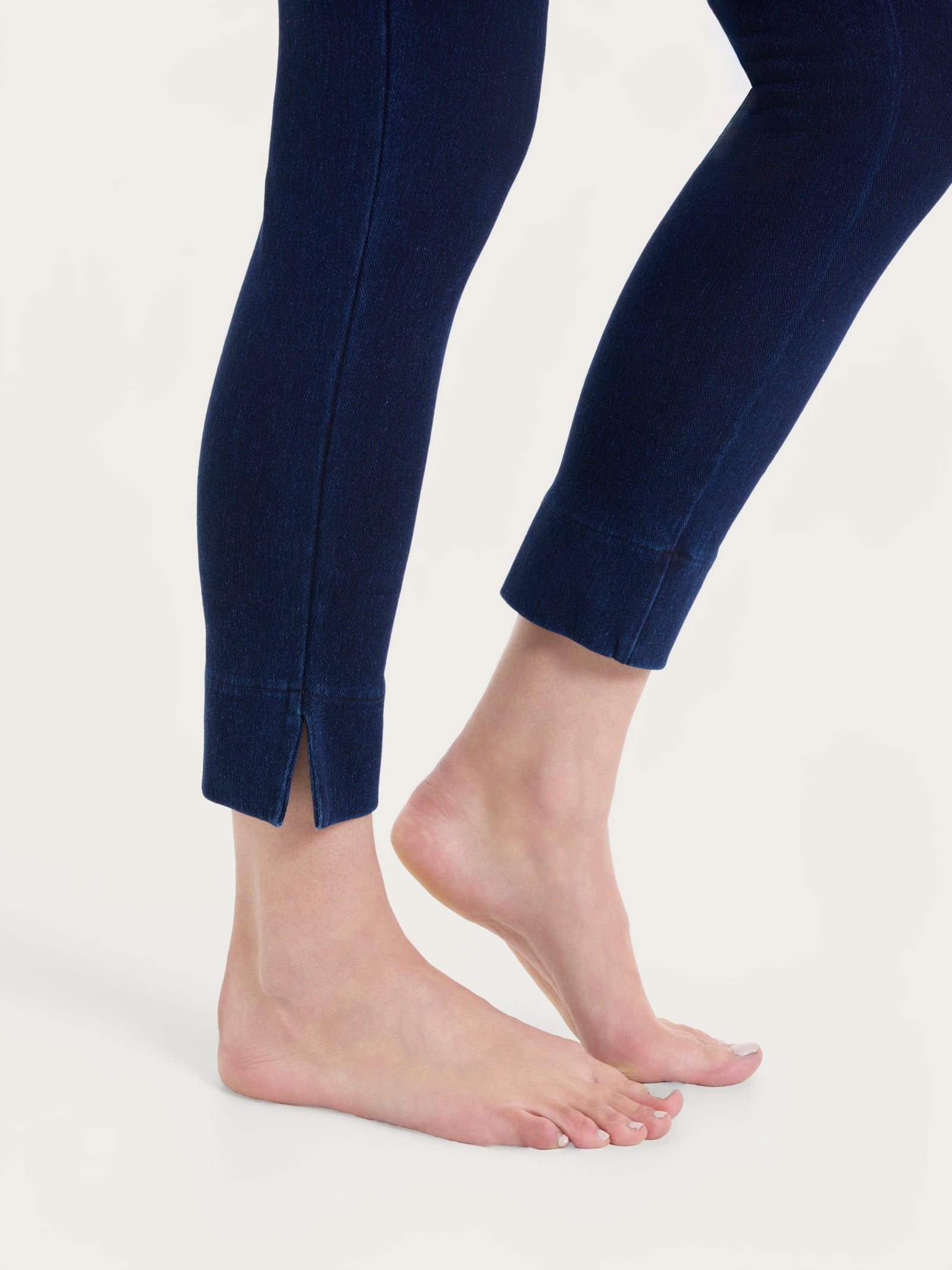 Ragno beYOUtiful leggings capri bleu in maglia denim