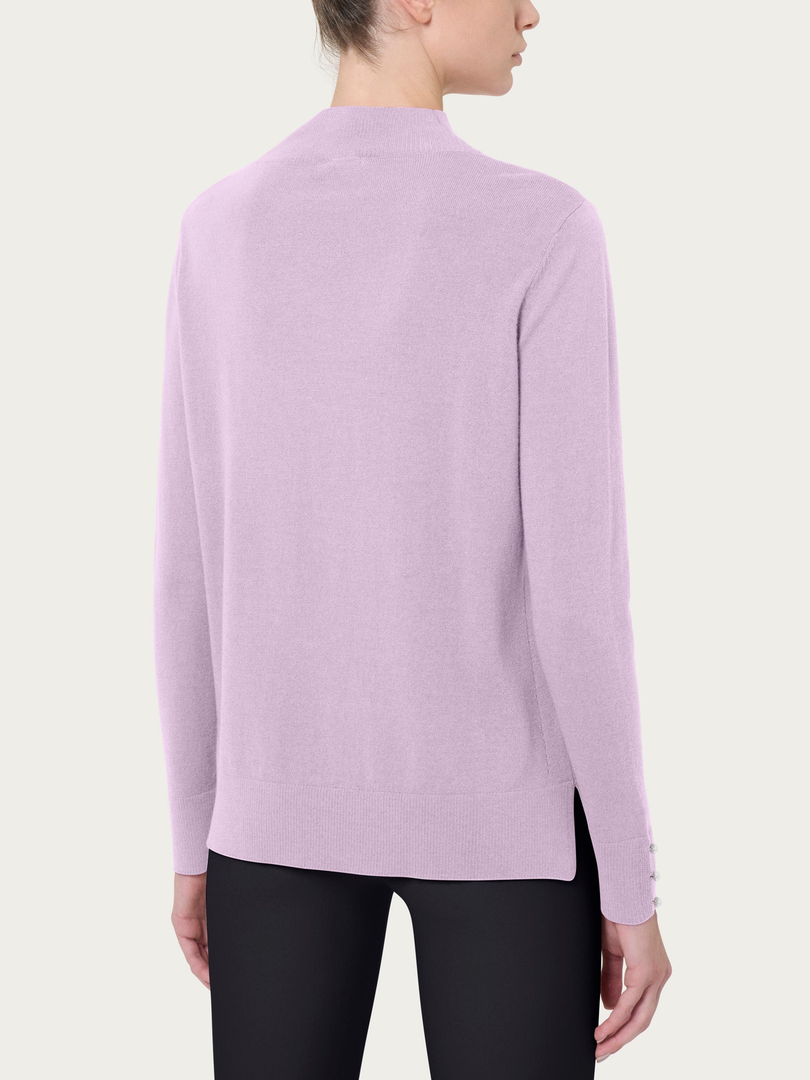 Ragno Merino Soft Lupetto con Perline Orchid Petal Lana