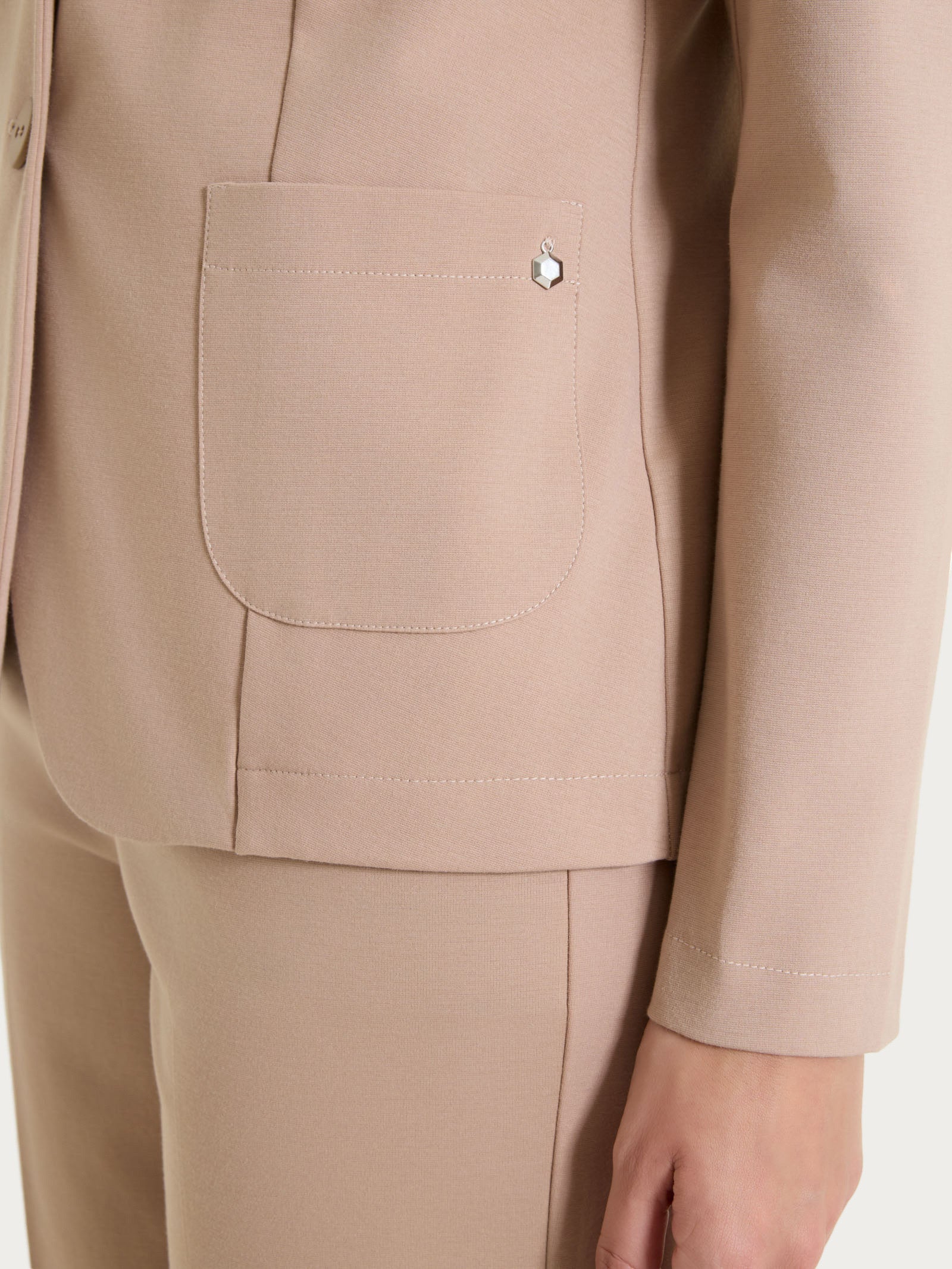 Ragno Gem Blazer Due Bottoni Compact Light Warm Taupe