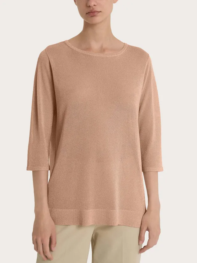 Ragno Viscosa Summer Maglia Barchetta Donna Warm Taupe