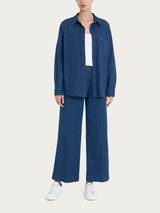 Ragno Super Light Denim Shacket Indigo leggera