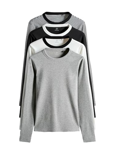 Next The Set 4 magliette donna coste manica lunga