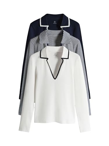 Geo Next The Set maglia coste 3 pezzi collo contrasto