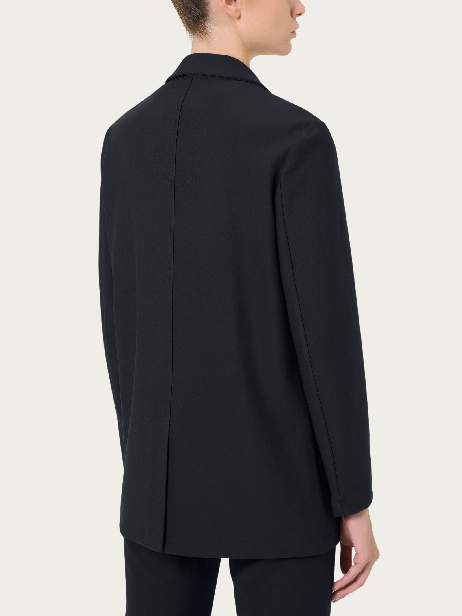 Ragno Compact Blazer Over Nero Rever a Lancia
