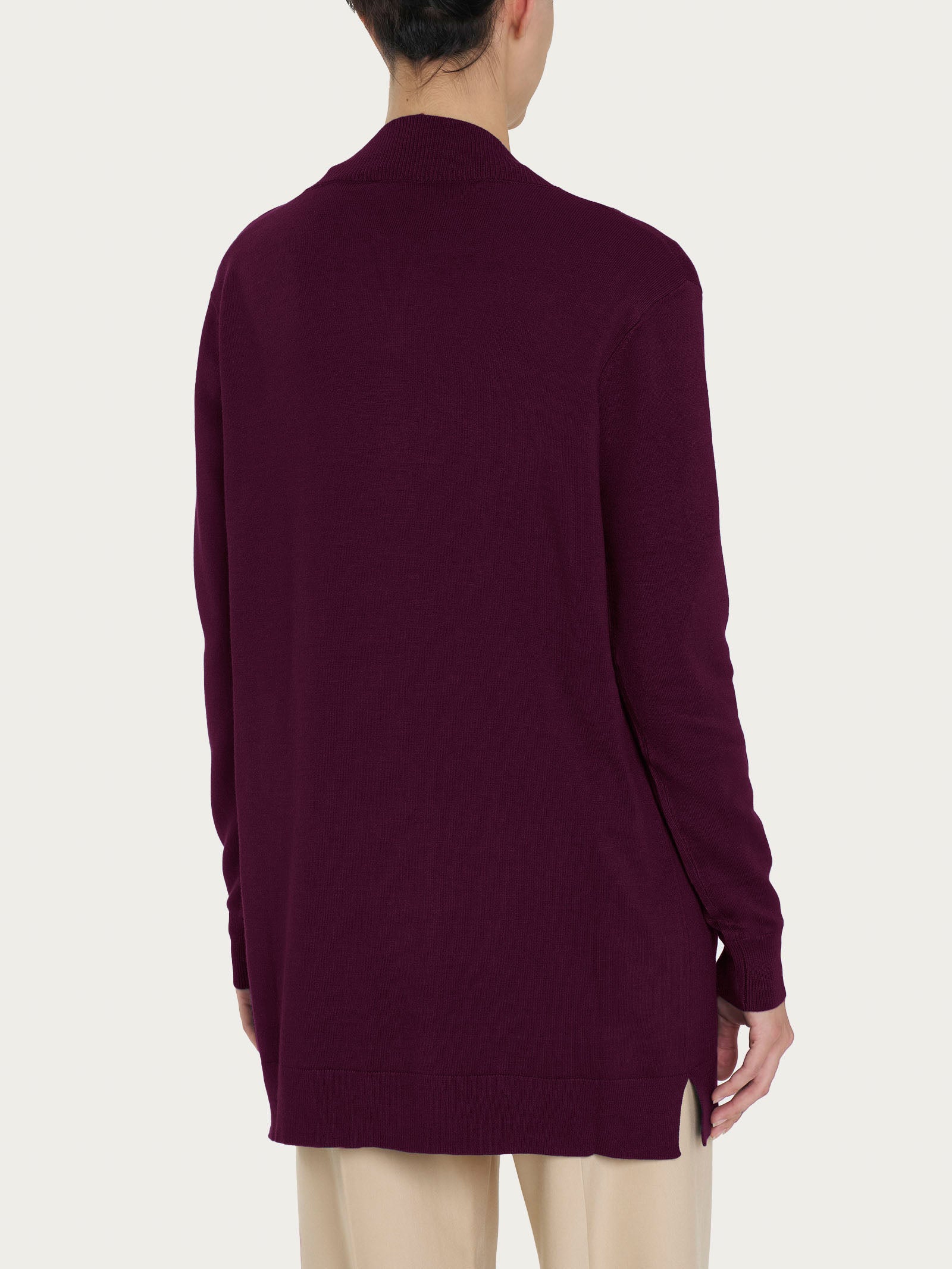 Ragno Four Seasons Cardigan Bottoni cardigan fig viscosa