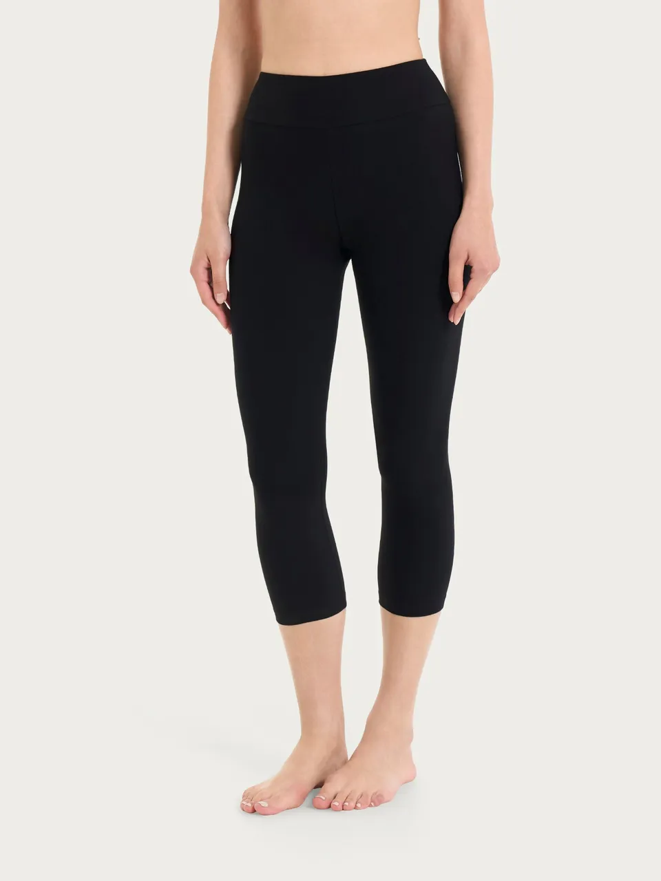 Ragno beYOUtiful leggings pinocchietto Nero cotone