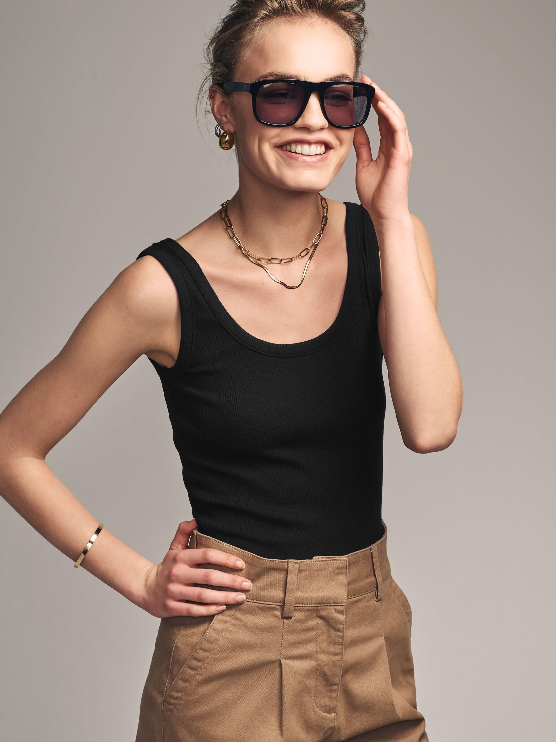 Next The Set canotte donna coste scollo rotondo 3 pezzi