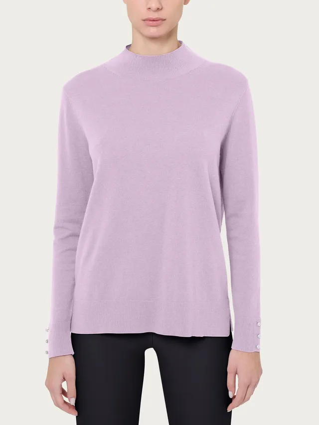 Ragno Merino Soft Lupetto con Perline Orchid Petal Lana