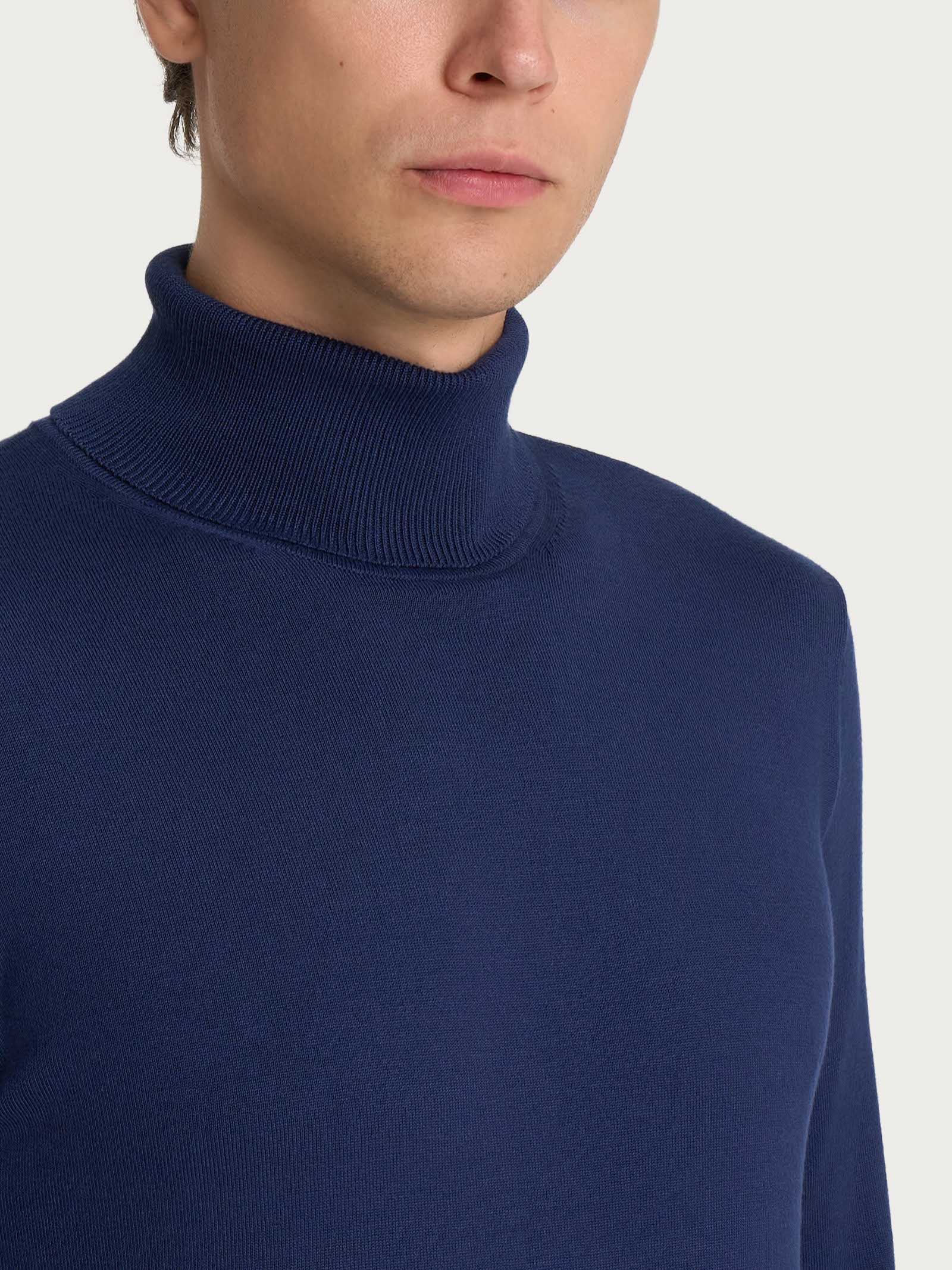 Ragno Four Seasons Dolcevita Uomo Blu Antipilling