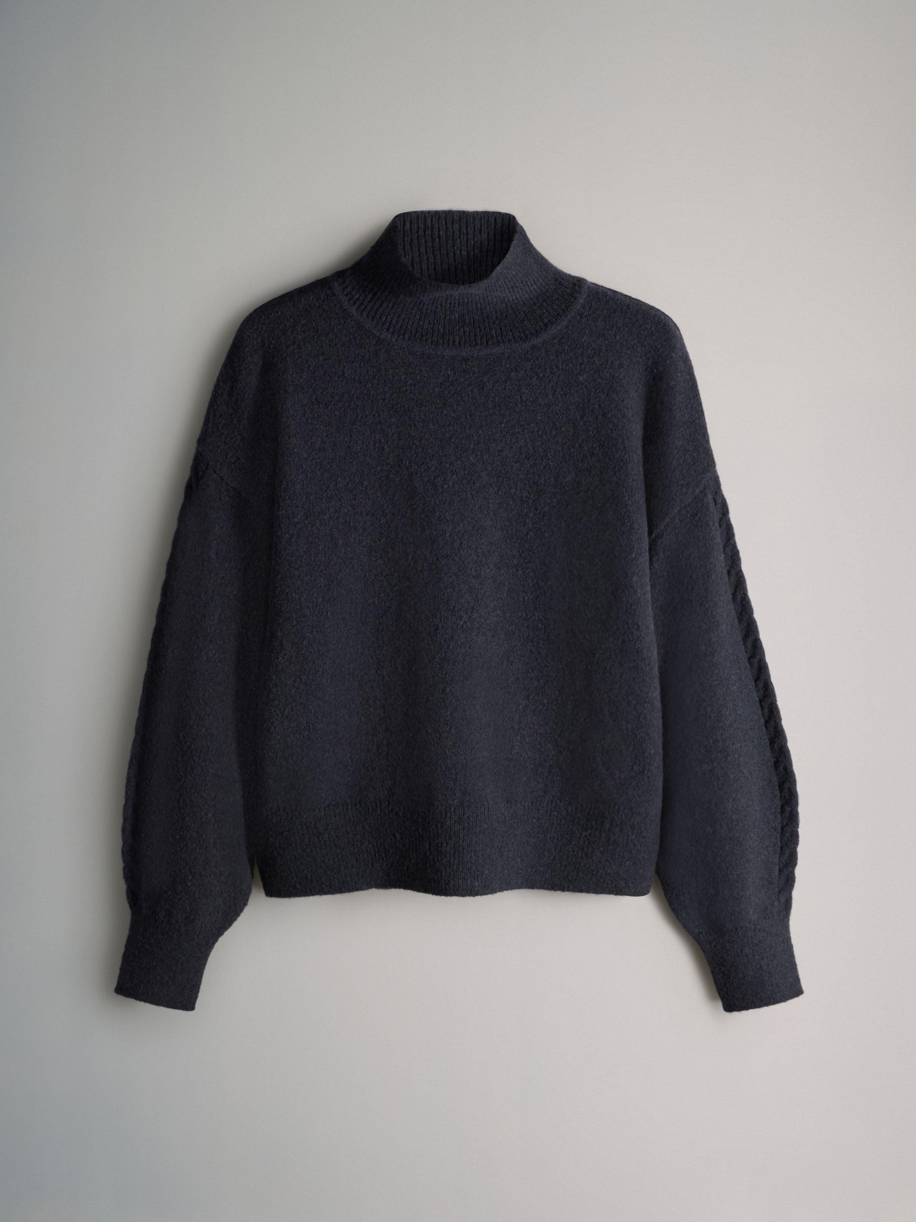 Geo Next The Set maglione trecce collo alto donna 2 pezzi morbido
