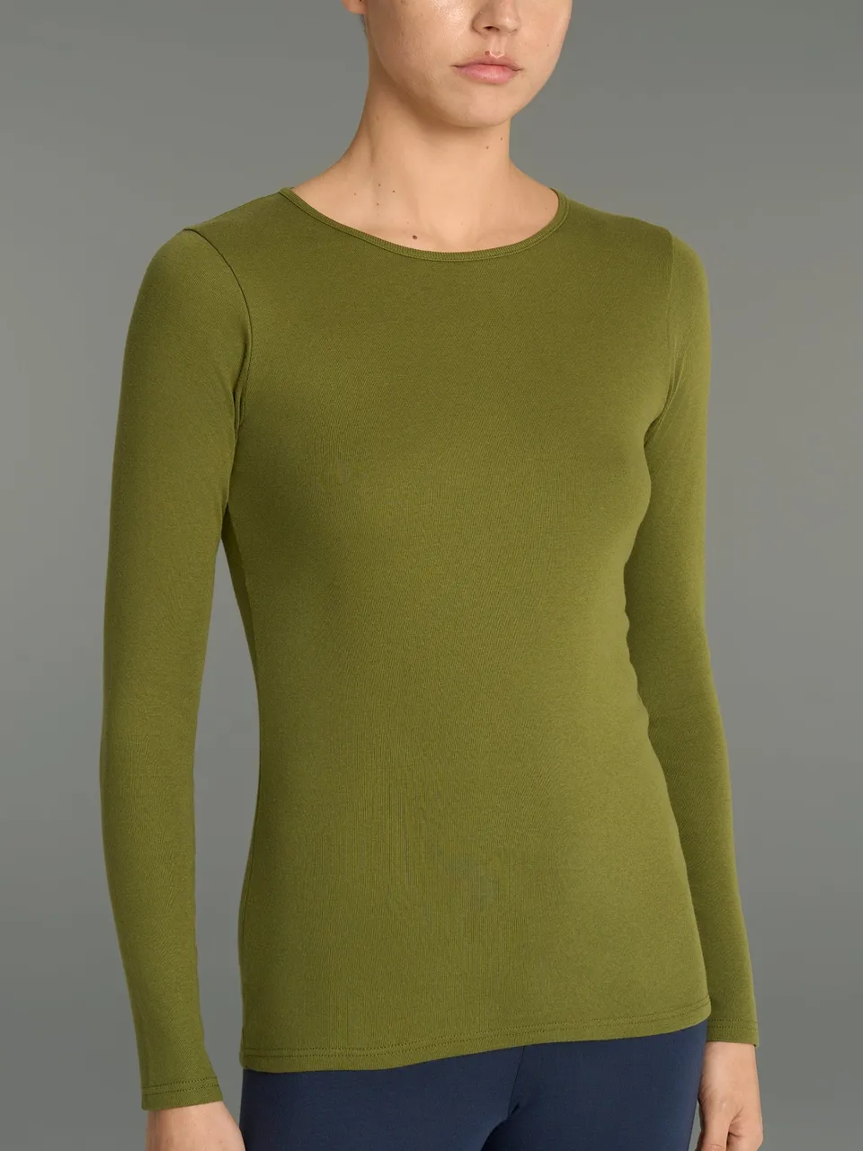 Ragno Thermo Cotton maglietta girocollo Sphagnum cotone caldo
