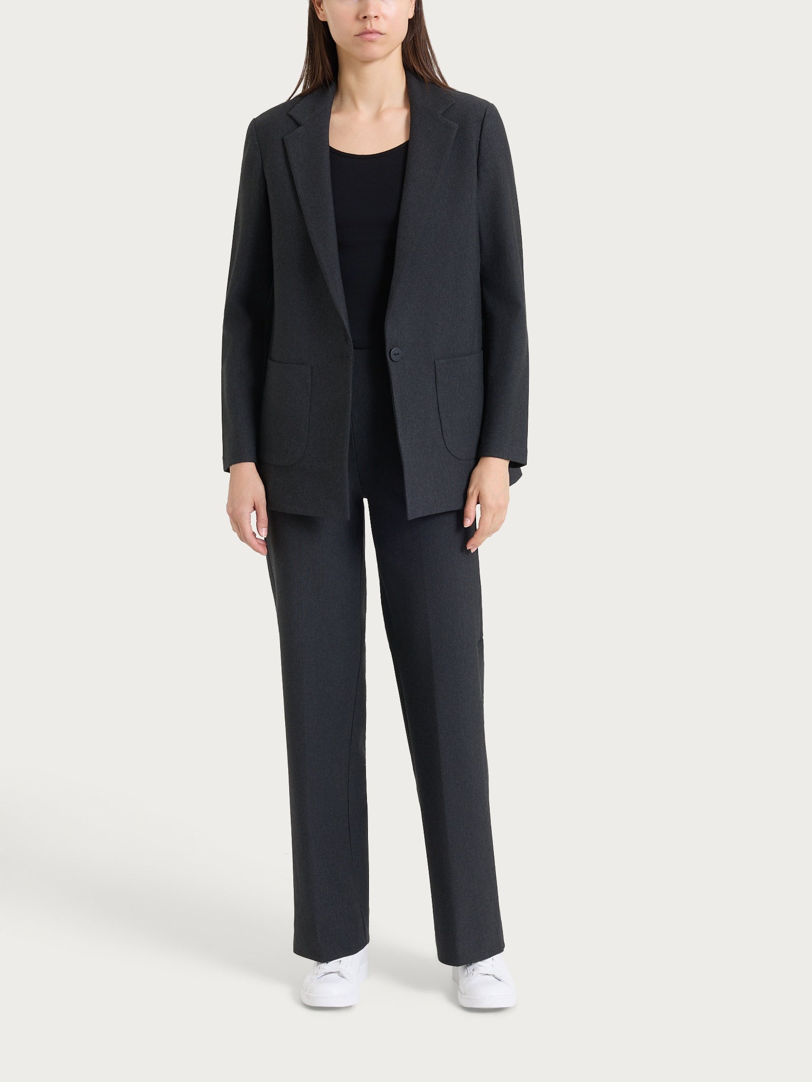 Ragno Compact blazer monopetto un bottone nero Oscuro Mel