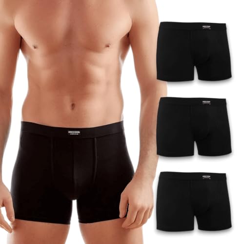 Lady C Enrico Coveri boxer uomo cotone 3 pezzi tinta unita