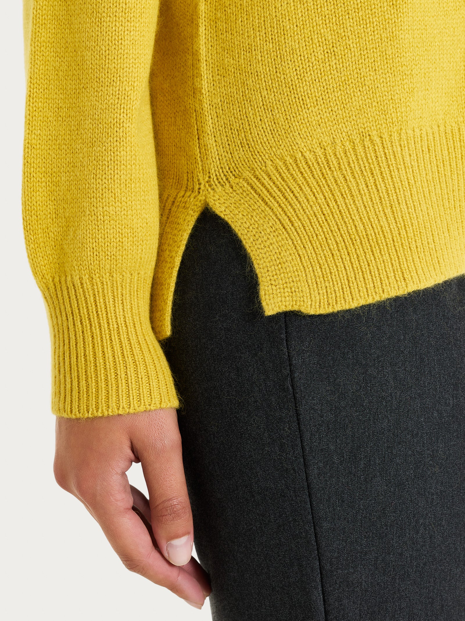 Ragno SL Lupetto Natural Soft Collo Alto Oil Yellow