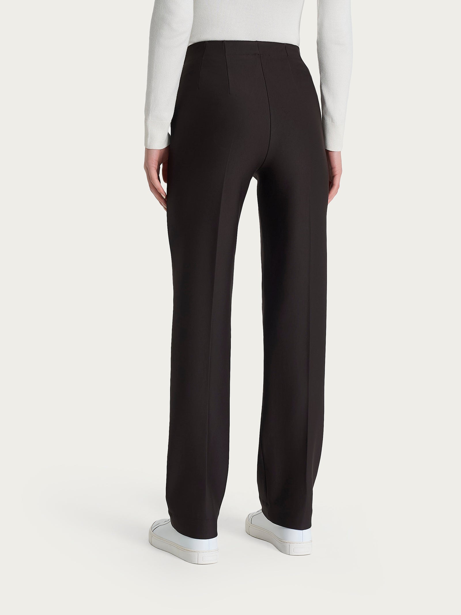 Ragno Compact pantalone dritto chocolate punto Milano