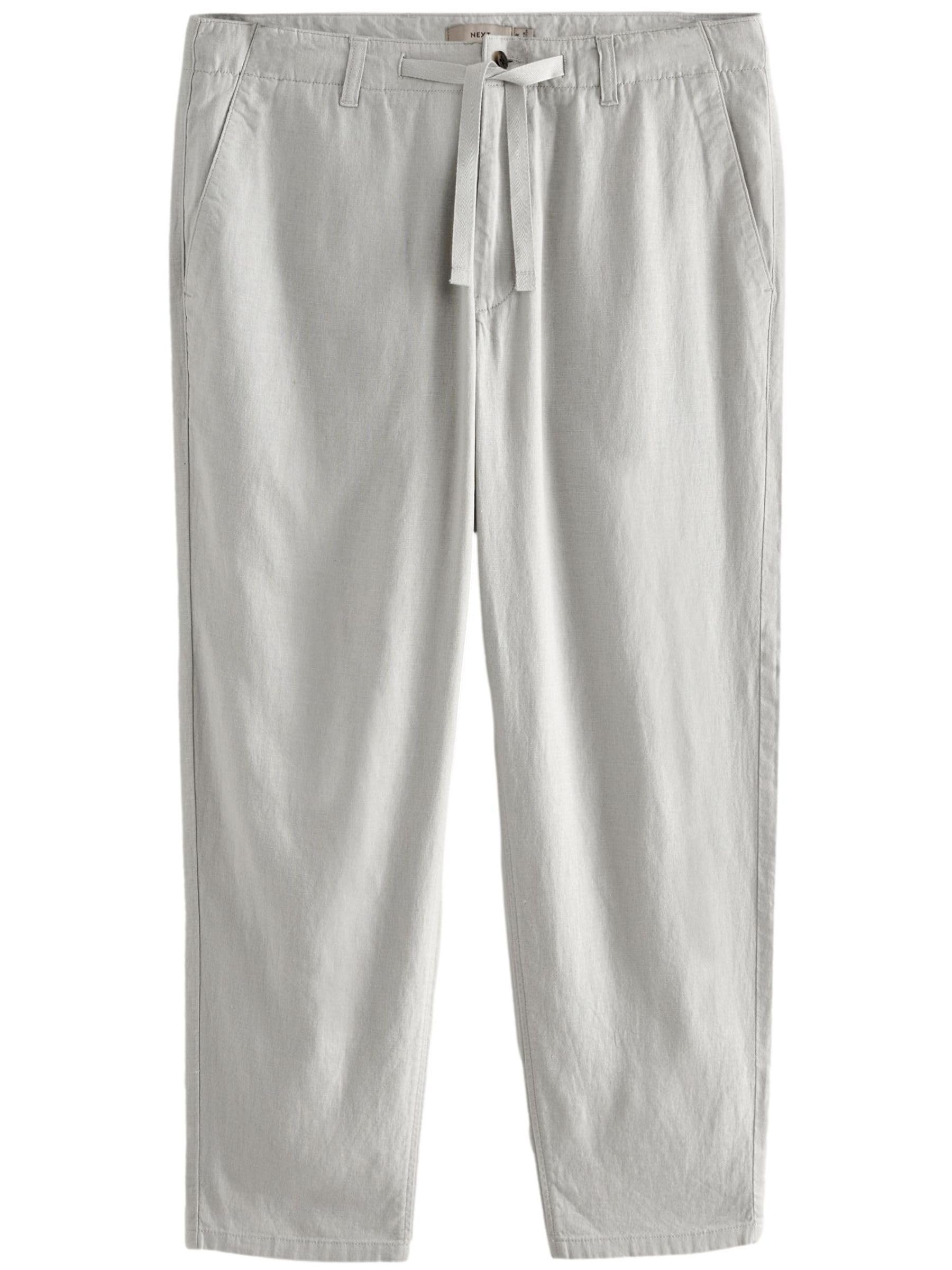 Next Pantaloni Lino Uomo Coulisse Misto Lino