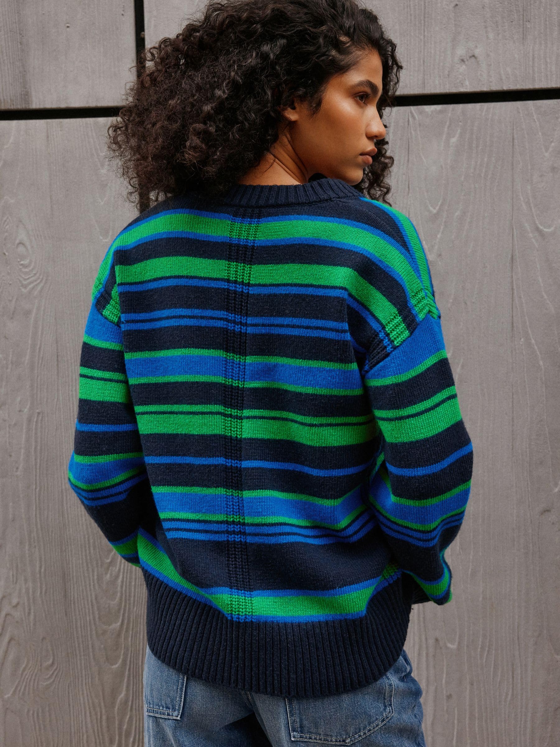 Next Maglia Scollo a V Donna S Maniche Lunghe rilassata