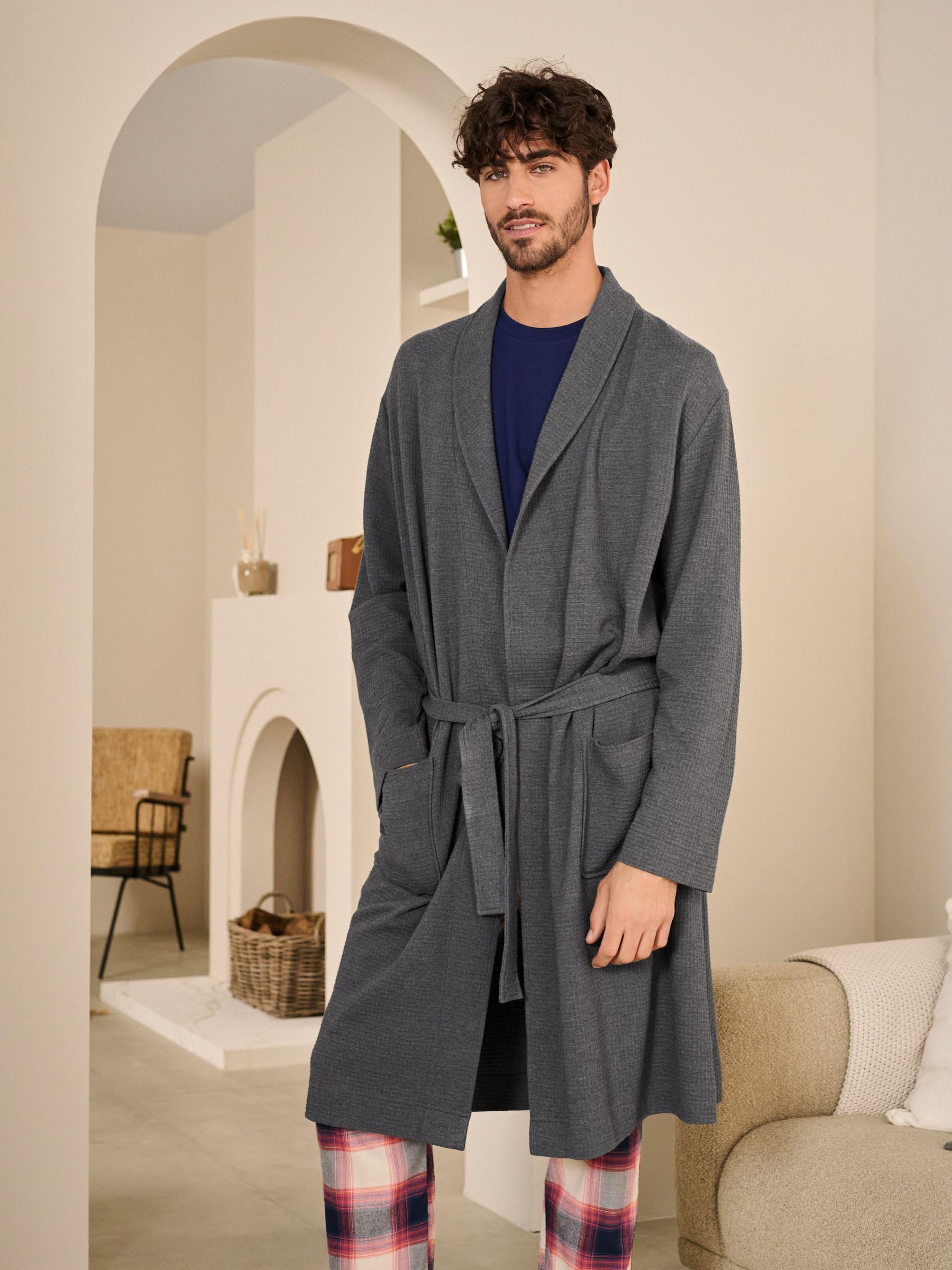 Next Vestaglia Uomo Nido d'Ape Taglia L Leggera
