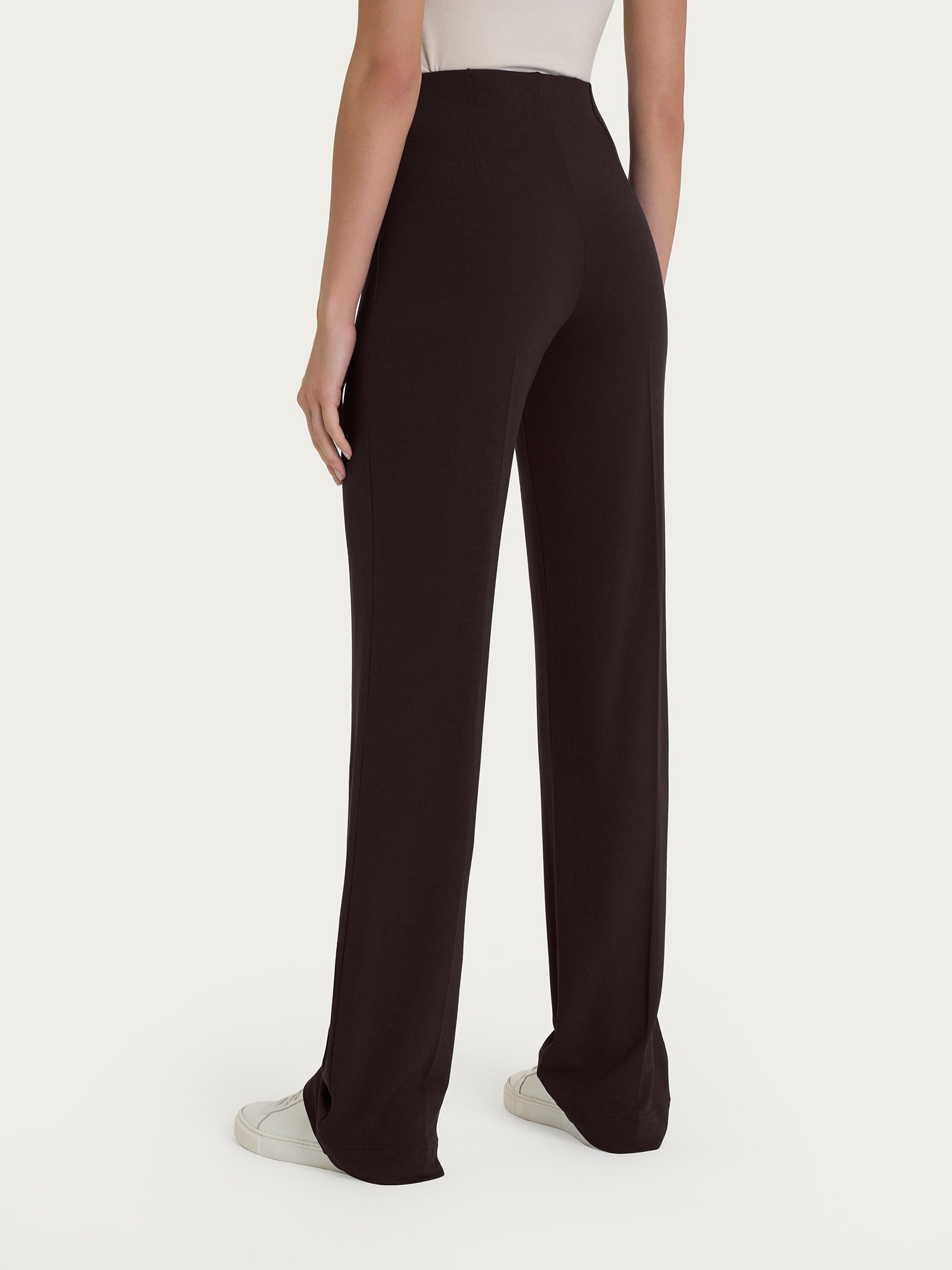 Ragno Relaxed Wardrobe Pantalone Ampio Crepe Chocolate Fresco