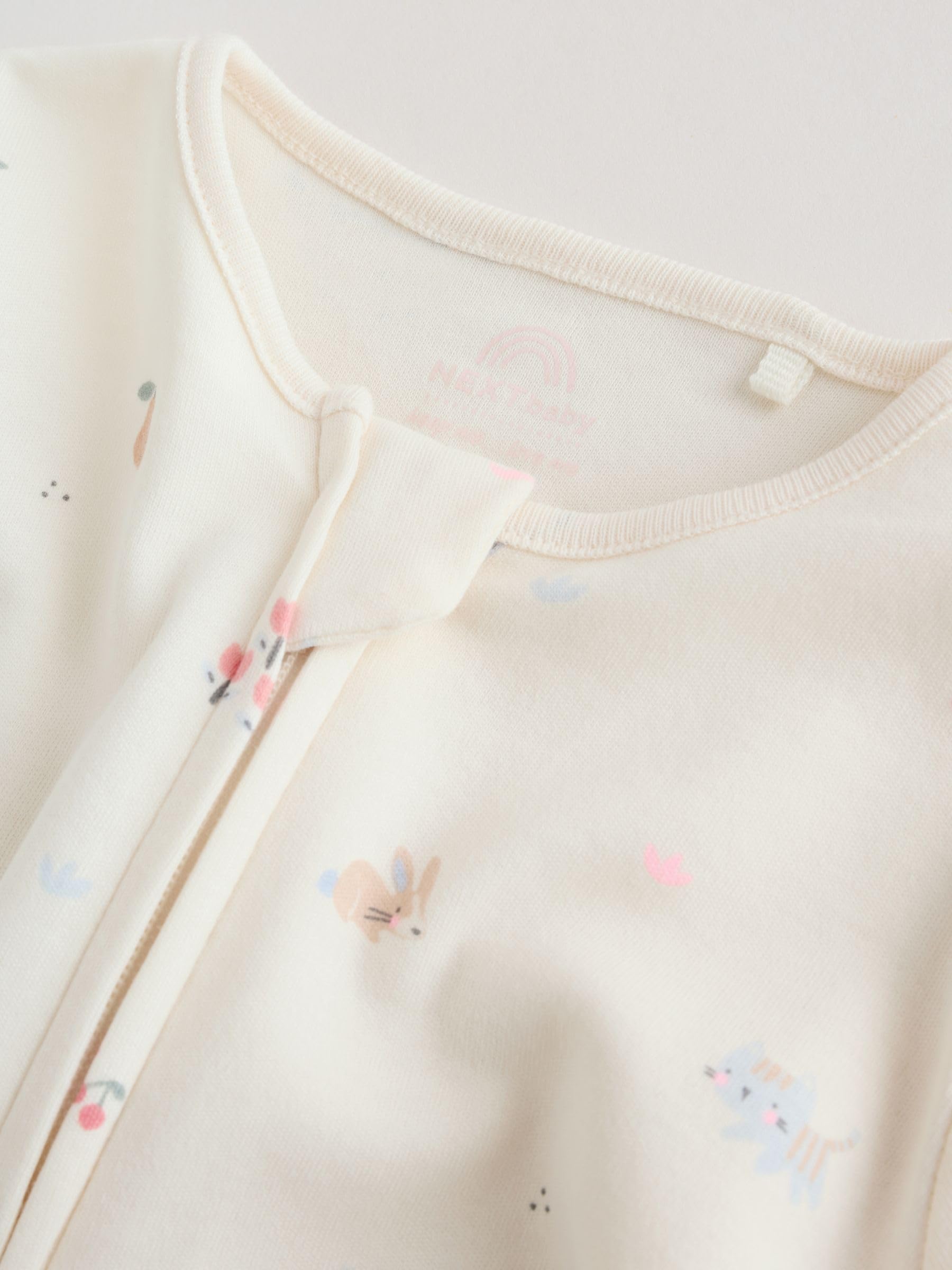 Next tutina neonata zip 68-74 3 pezzi bidirezionale