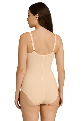 Lady C Microfibra Doppiata Coppe Preformate Coppa B Body S Beige