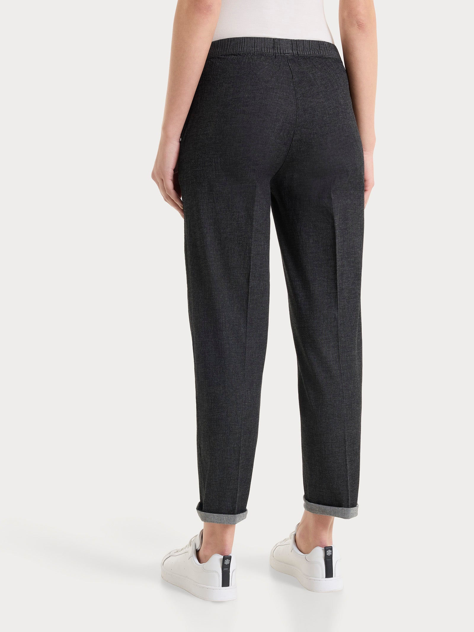 Ragno Super Light Denim Jeans Jogger con tasche nero Gray Black leggero