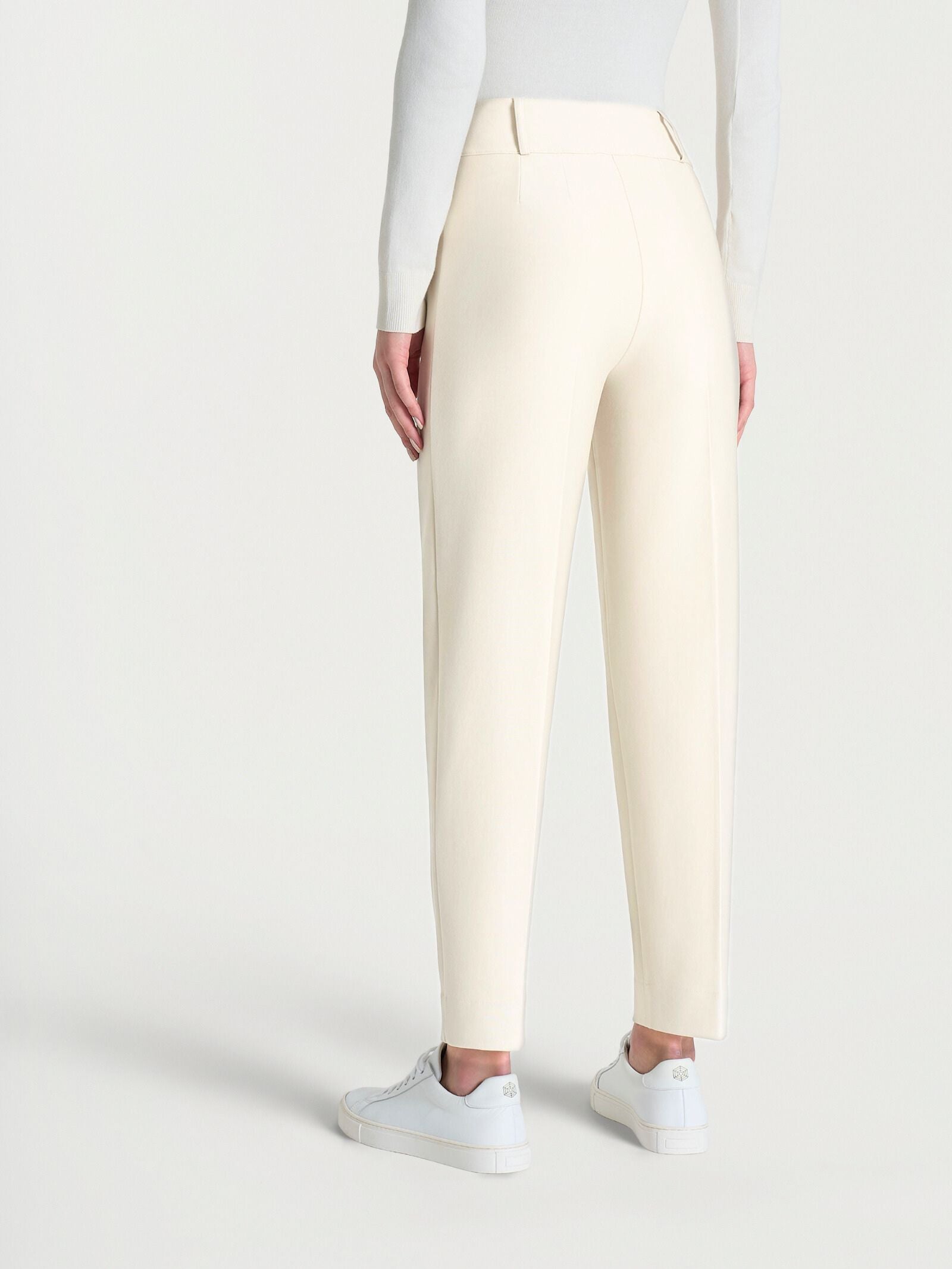 Ragno Compact Pantalone Carota Avorio Tapered