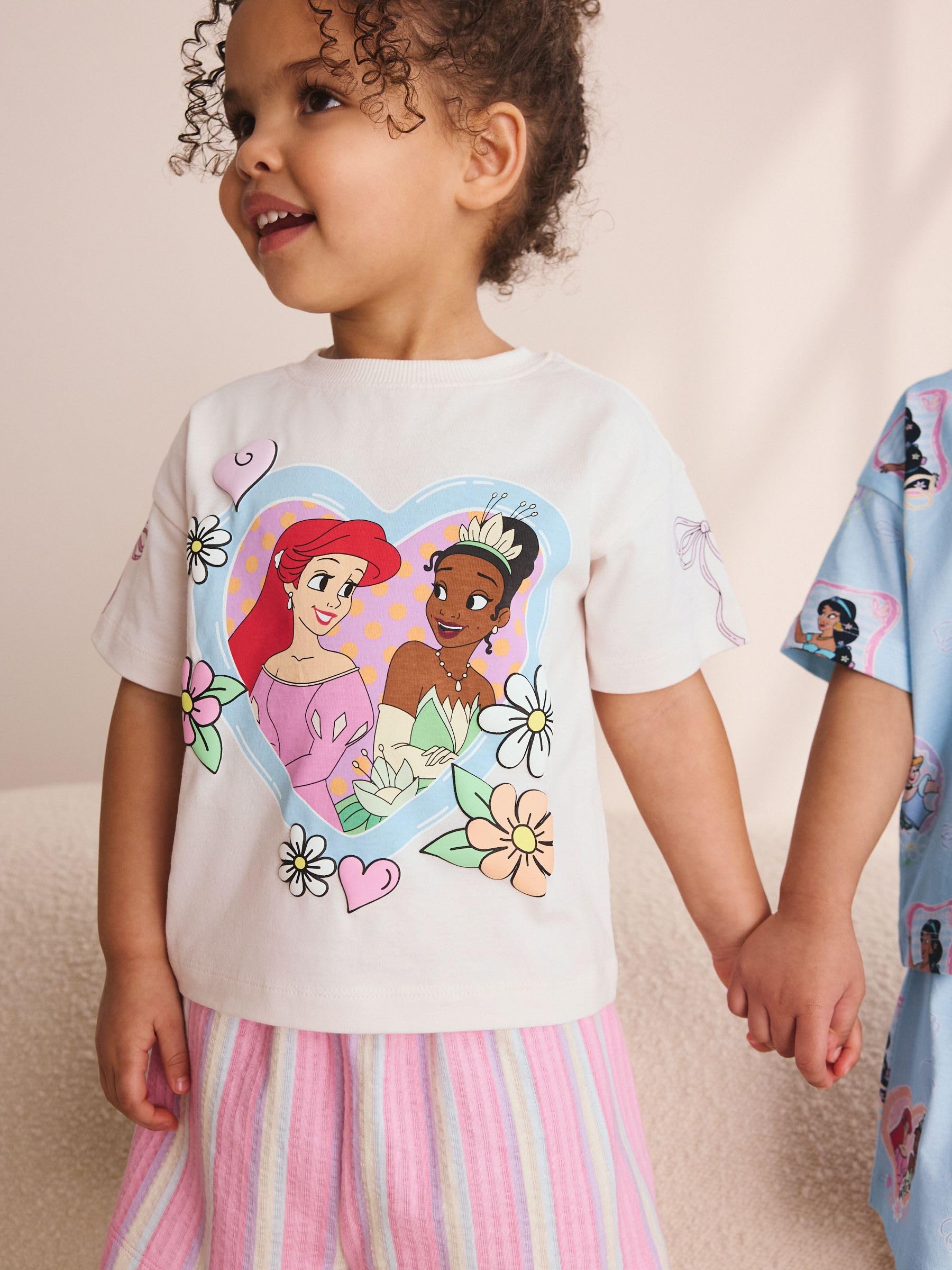 Next pigiama corto Disney Princess bambina 92-98 x2 blu