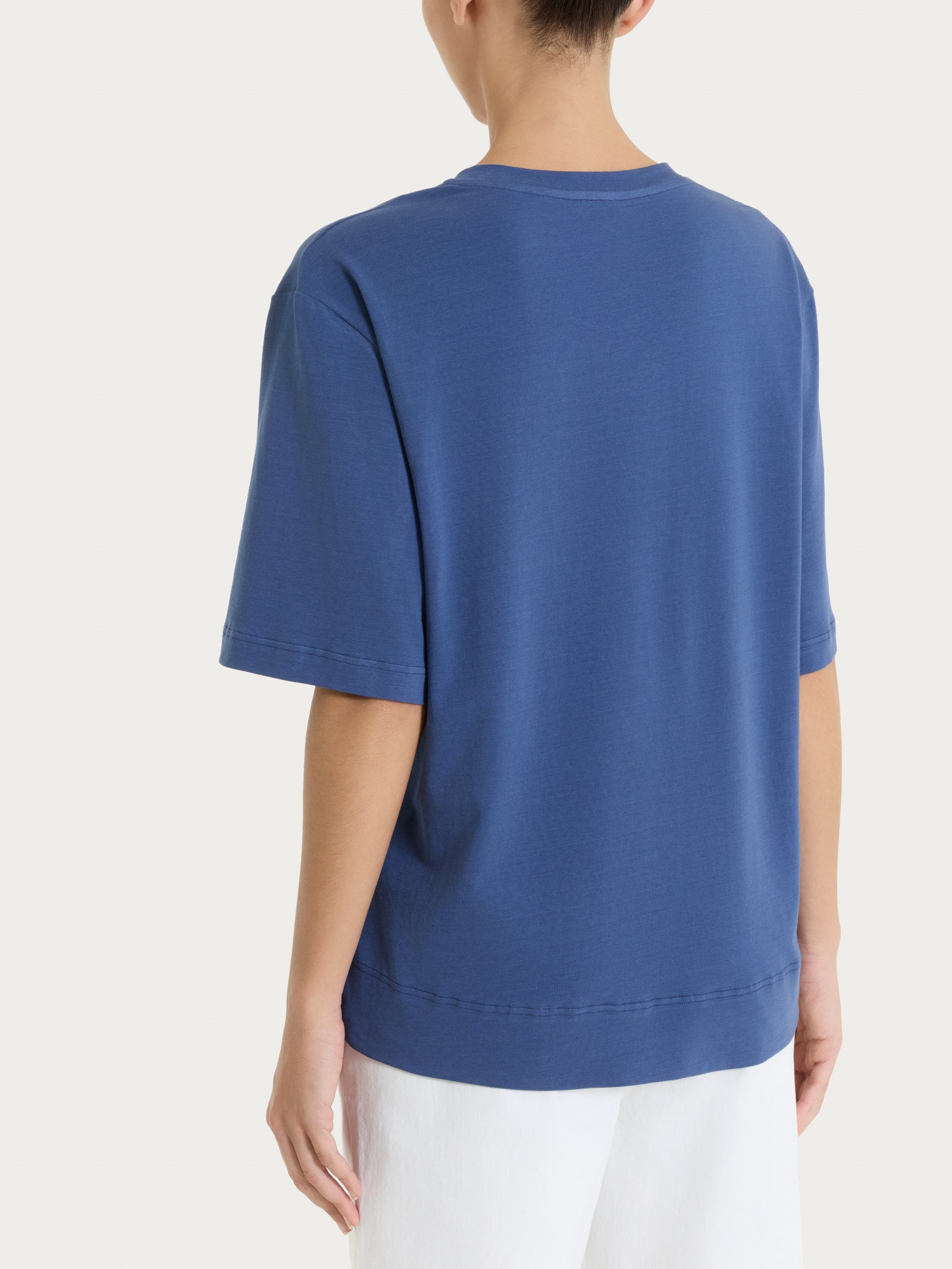 Ragno Ultralight t-shirt boxy manica corta blu Oceana