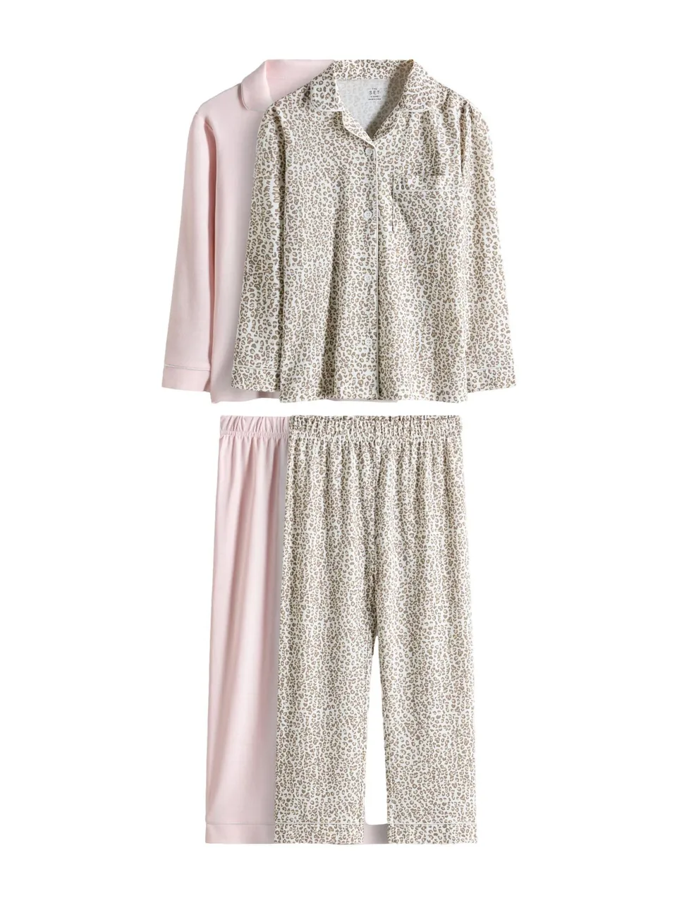 Next The Set Pigiama Lungo Bambina Jersey 2 Pezzi