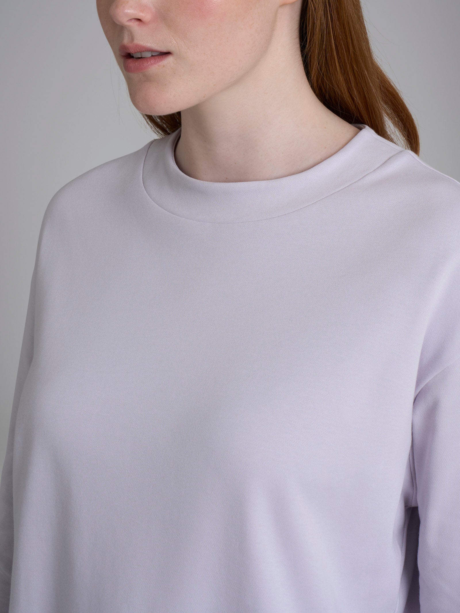 Ragno Interlock Pigiama Lungo Girocollo Lavender Blue Cotone