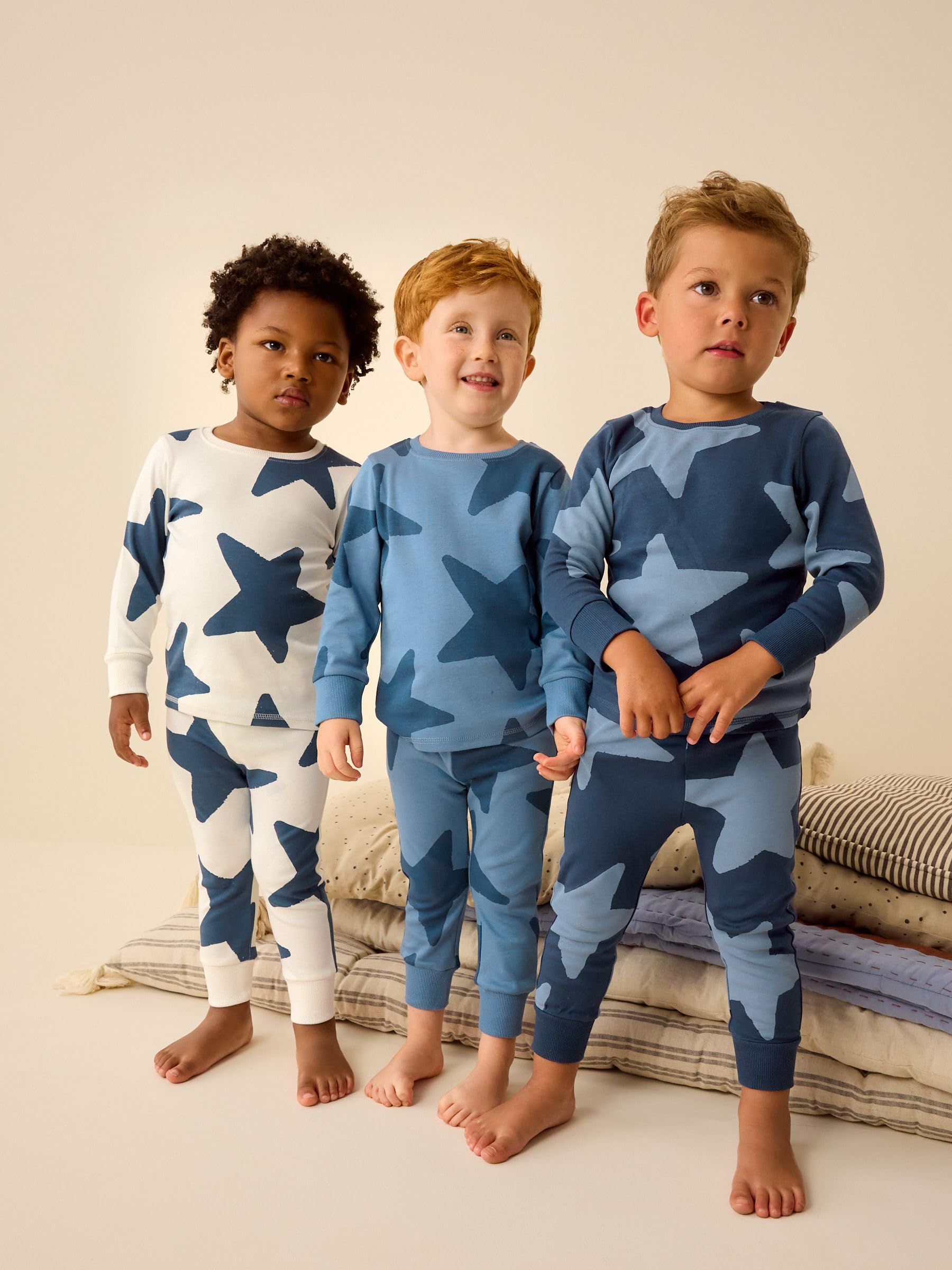 Geo Next pigiama bimbo 9-12 mesi cotone 3 pezzi maniche lunghe
