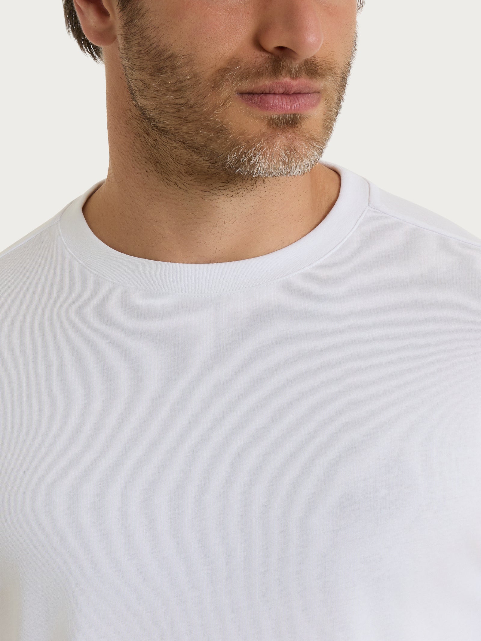 Ragno Ultralight maglietta girocollo cotone bianco uomo