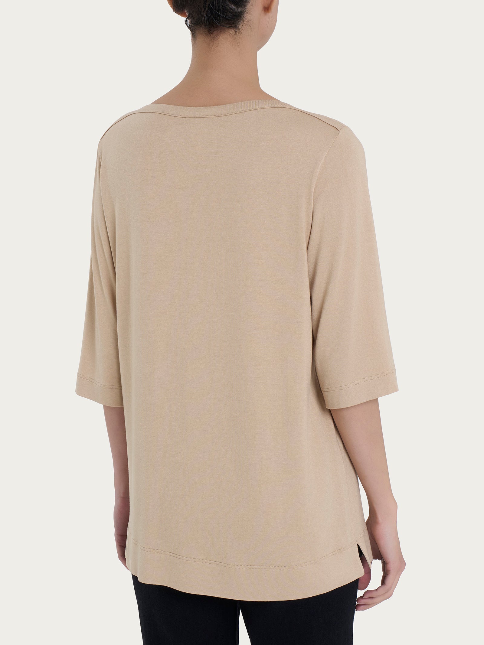 Ragno Revolution maglietta manica 3/4 viscosa Irish Cream