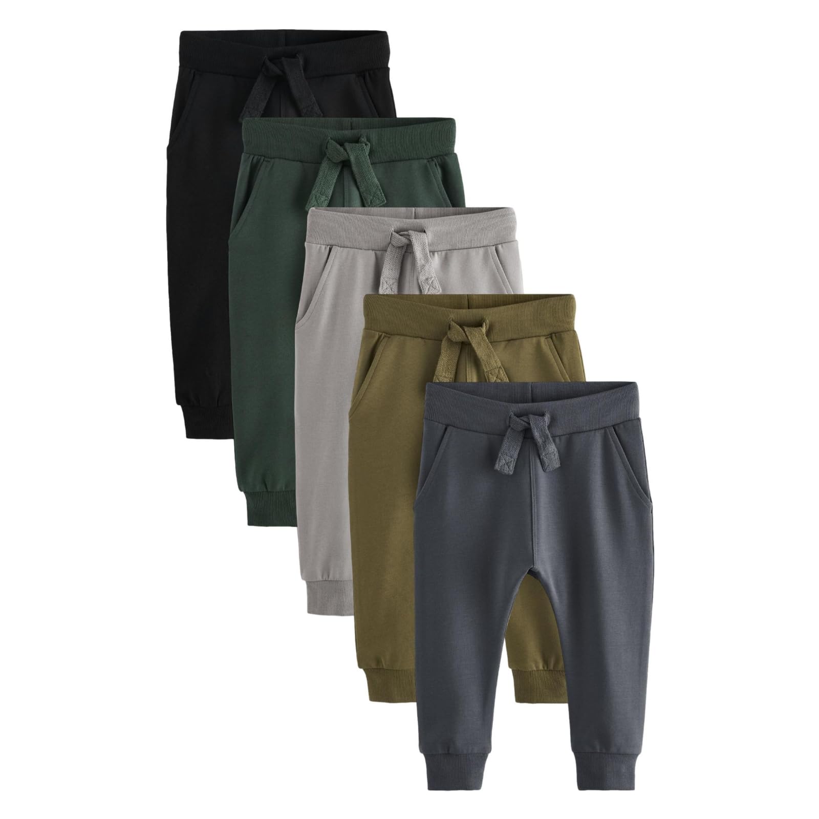 Next pantaloni jogging skinny bambino confezione da 5