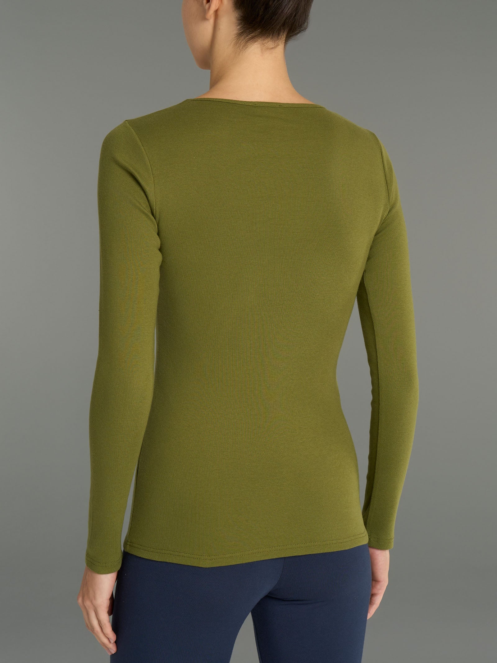 Ragno Thermo Cotton maglietta girocollo Sphagnum cotone caldo